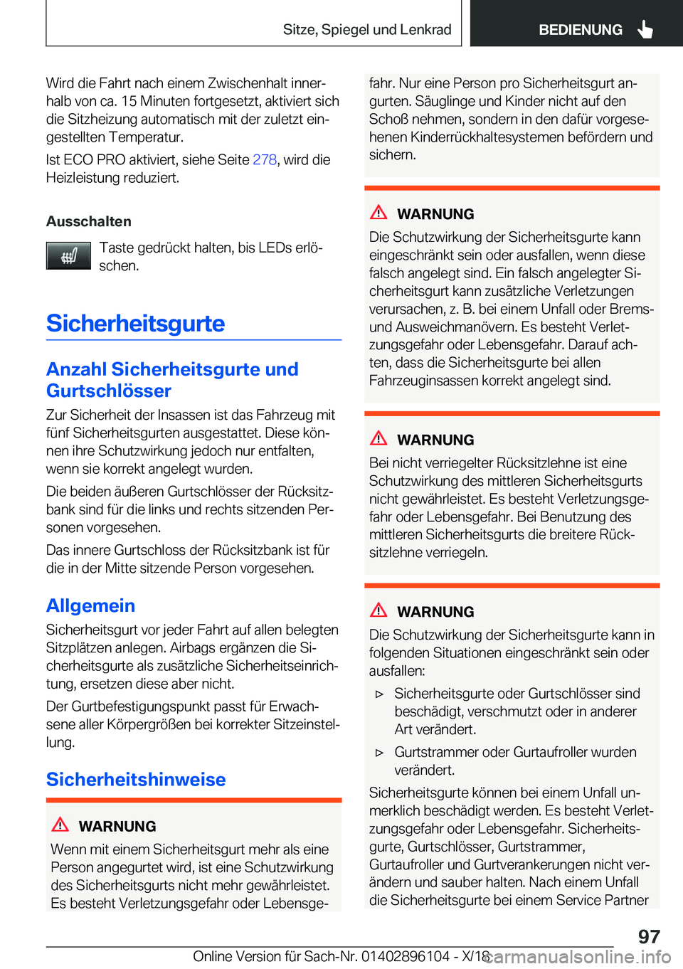 BMW X6 2019  Betriebsanleitungen (in German) �W�i�r�d��d�i�e��F�a�h�r�t��n�a�c�h��e�i�n�e�m��Z�w�i�s�c�h�e�n�h�a�l�t��i�n�n�e�rj�h�a�l�b��v�o�n��c�a�.��1�5��M�i�n�u�t�e�n��f�o�r�t�g�e�s�e�t�z�t�,��a�k�t�i�v�i�e�r�t��s�i�c�h
�d�i�e�