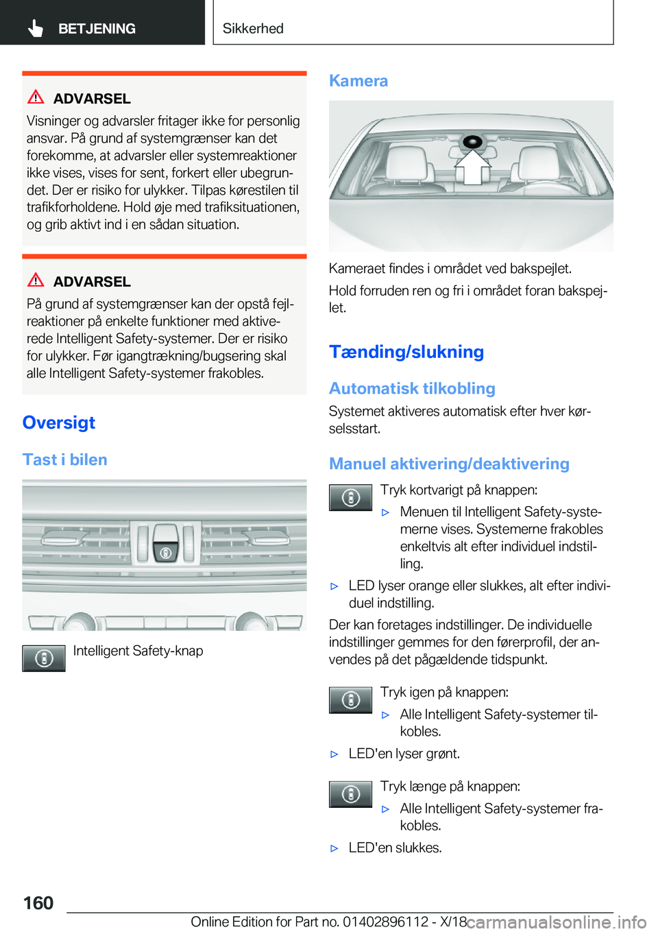 BMW X6 2019  InstruktionsbØger (in Danish) �A�D�V�A�R�S�E�L
�V�i�s�n�i�n�g�e�r��o�g��a�d�v�a�r�s�l�e�r��f�r�i�t�a�g�e�r��i�k�k�e��f�o�r��p�e�r�s�o�n�l�i�g �a�n�s�v�a�r�.��P�å��g�r�u�n�d��a�f��s�y�s�t�e�m�g�r�æ�n�s�e�r��k�a�n��d�e