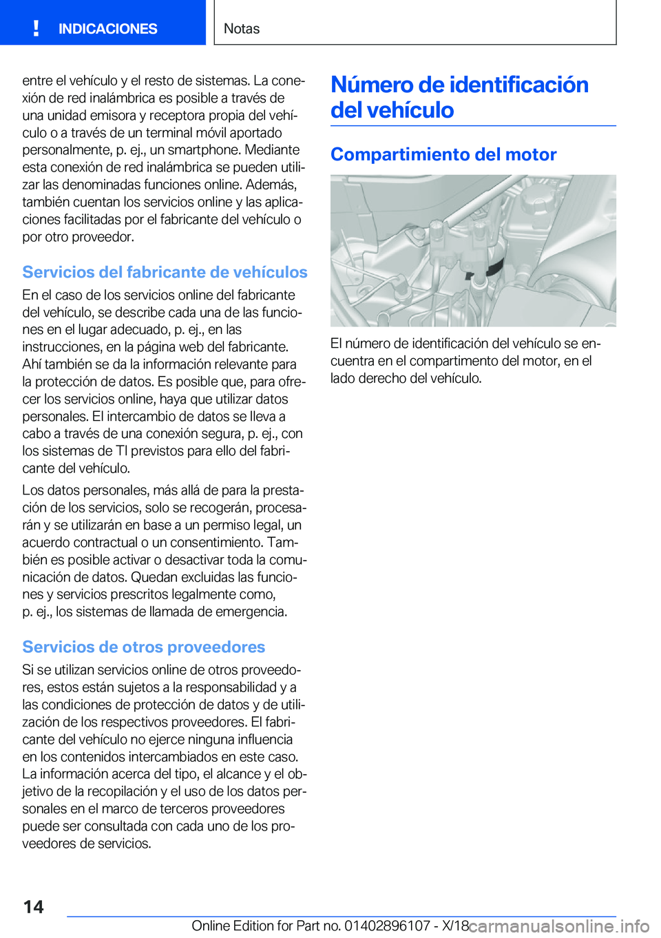 BMW X6 2019  Manuales de Empleo (in Spanish) �e�n�t�r�e��e�l��v�e�h�