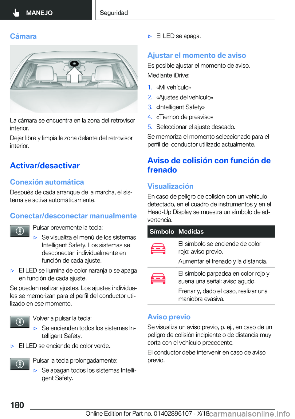 BMW X6 2019  Manuales de Empleo (in Spanish) �C�