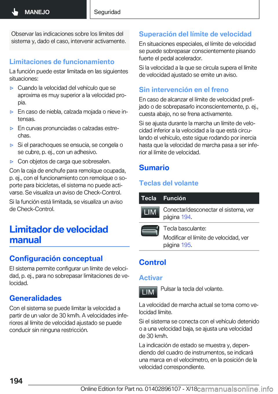 BMW X6 2019  Manuales de Empleo (in Spanish) �O�b�s�e�r�v�a�r��l�a�s��i�n�d�i�c�a�c�i�o�n�e�s��s�o�b�r�e��l�o�s��l�