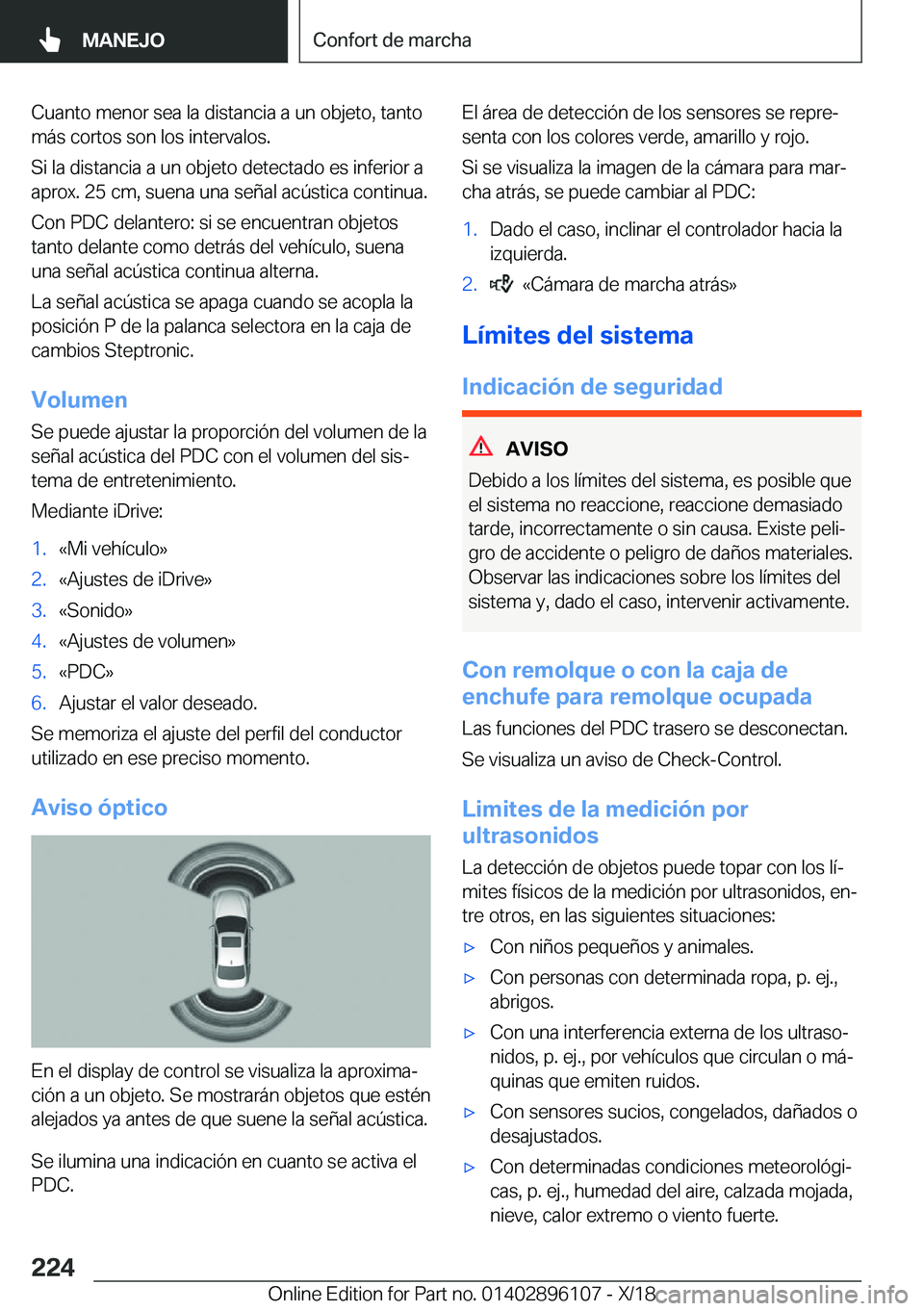 BMW X6 2019  Manuales de Empleo (in Spanish) �C�u�a�n�t�o��m�e�n�o�r��s�e�a��l�a��d�i�s�t�a�n�c�i�a��a��u�n��o�b�j�e�t�o�,��t�a�n�t�o
�m�