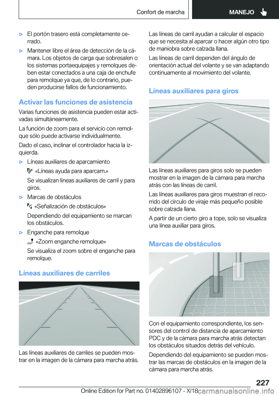 BMW X6 2019  Manuales de Empleo (in Spanish) x�E�l��p�o�r�t�