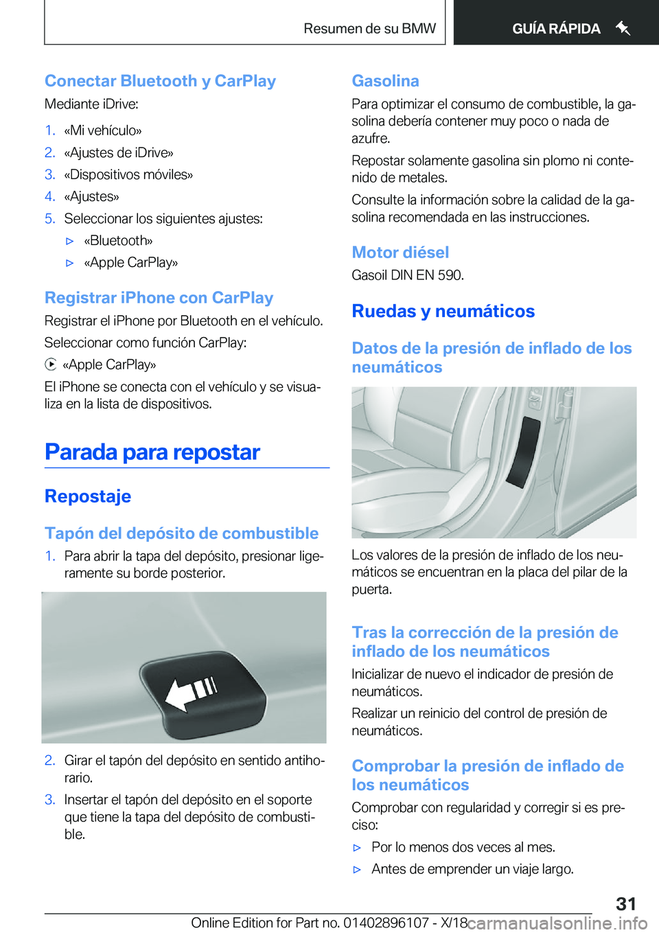 BMW X6 2019  Manuales de Empleo (in Spanish) �C�o�n�e�c�t�a�r��B�l�u�e�t�o�o�t�h��y��C�a�r�P�l�a�y
�M�e�d�i�a�n�t�e��i�D�r�i�v�e�:�1�.�«�M�i��v�e�h�