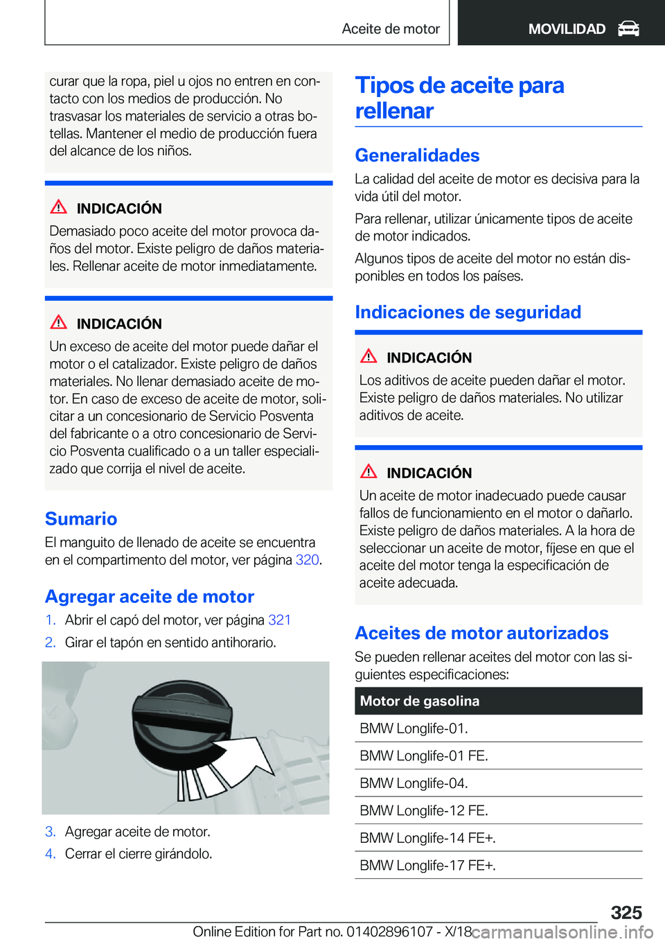 BMW X6 2019  Manuales de Empleo (in Spanish) �c�u�r�a�r��q�u�e��l�a��r�o�p�a�,��p�i�e�l��u��o�j�o�s��n�o��e�n�t�r�e�n��e�n��c�o�nª
�t�a�c�t�o��c�o�n��l�o�s��m�e�d�i�o�s��d�e��p�r�o�d�u�c�c�i�