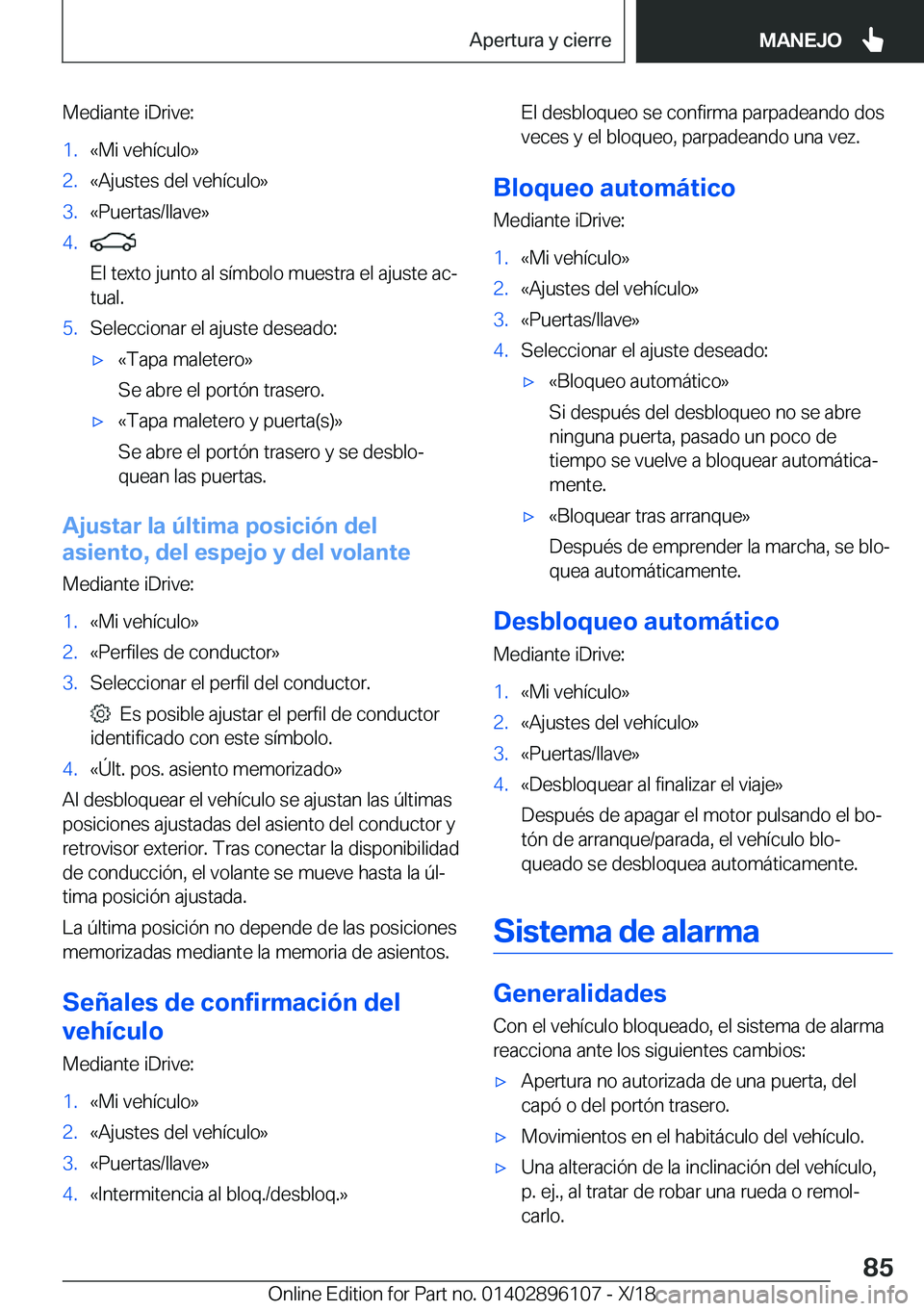 BMW X6 2019  Manuales de Empleo (in Spanish) �M�e�d�i�a�n�t�e��i�D�r�i�v�e�:�1�.�«�M�i��v�e�h�