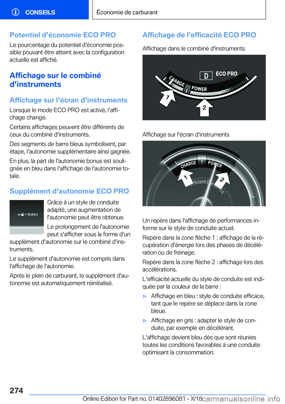 BMW X6 2019  Notices Demploi (in French) �P�o�t�e�n�t�i�e�l��d�'�é�c�o�n�o�m�i�e��E�C�O��P�R�O
�L�e��p�o�u�r�c�e�n�t�a�g�e��d�u��p�o�t�e�n�t�i�e�l��d�'�é�c�o�n�o�m�i�e��p�o�sj �s�i�b�l�e��p�o�u�v�a�n�t��ê�t�r�e��a�t�t�