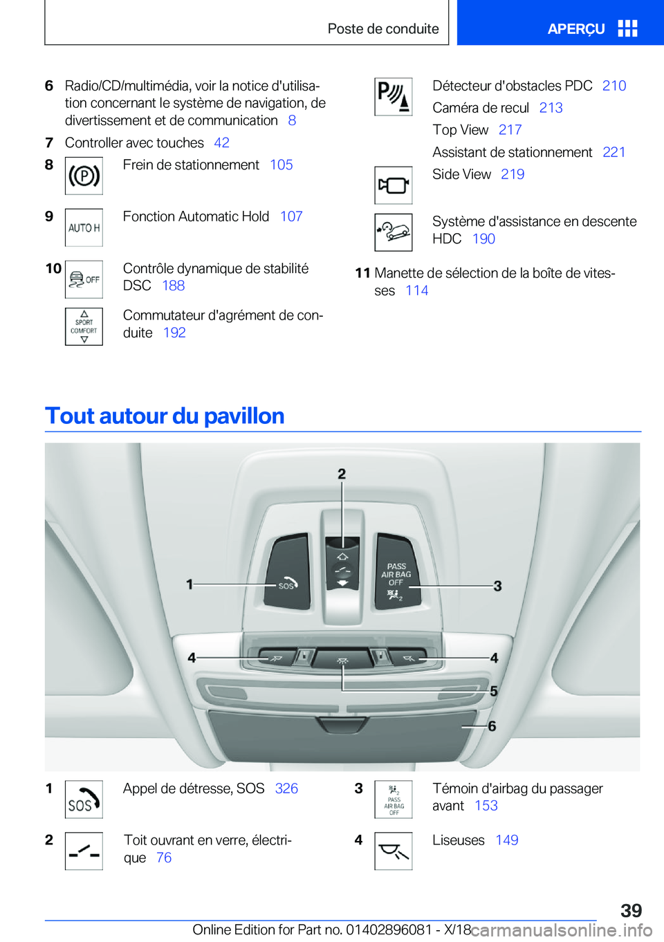 BMW X6 2019  Notices Demploi (in French) �6�R�a�d�i�o�/�C�D�/�m�u�l�t�i�m�é�d�i�a�,��v�o�i�r��l�a��n�o�t�i�c�e��d�'�u�t�i�l�i�s�aj
�t�i�o�n��c�o�n�c�e�r�n�a�n�t��l�e��s�y�s�t�è�m�e��d�e��n�a�v�i�g�a�t�i�o�n�,��d�e
�d�i�v�e�r