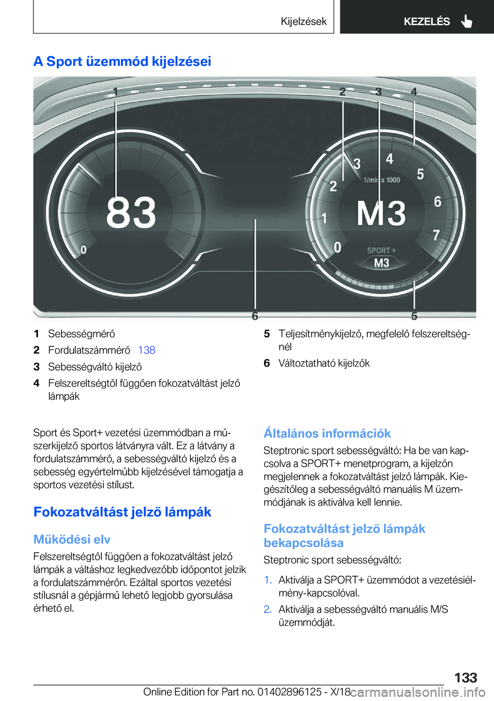 BMW X6 2019  Kezelési útmutató (in Hungarian) �A��S�p�o�r�t��
