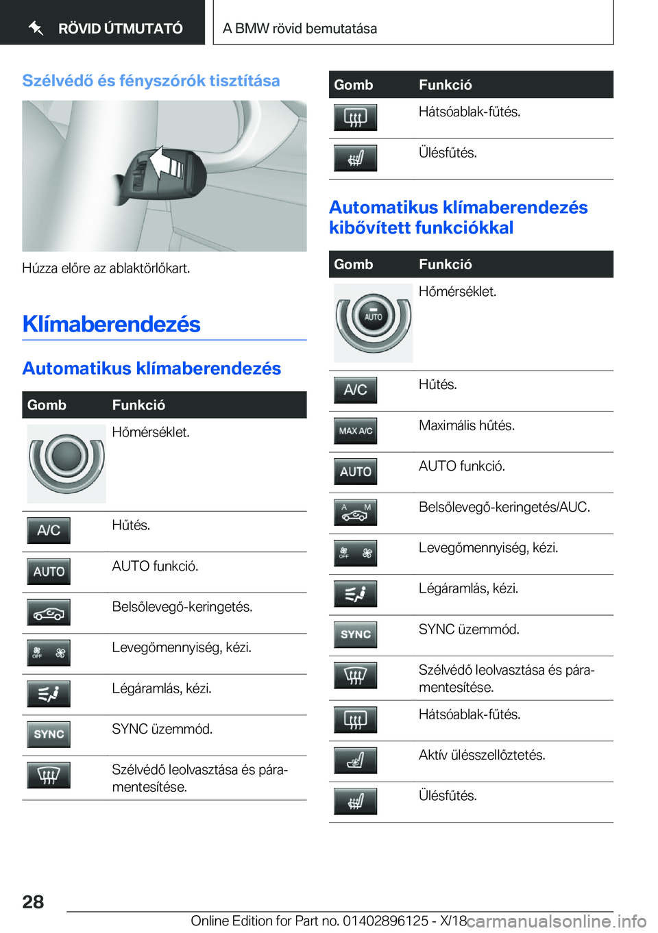 BMW X6 2019  Kezelési útmutató (in Hungarian) �S�z�