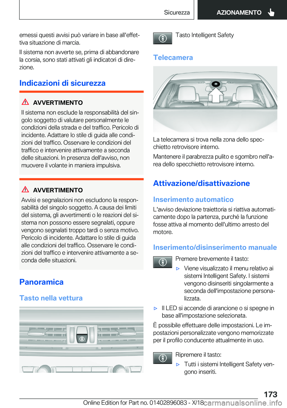 BMW X6 2019  Libretti Di Uso E manutenzione (in Italian) �e�m�e�s�s�i��q�u�e�s�t�i��a�v�v�i�s�i��p�u�