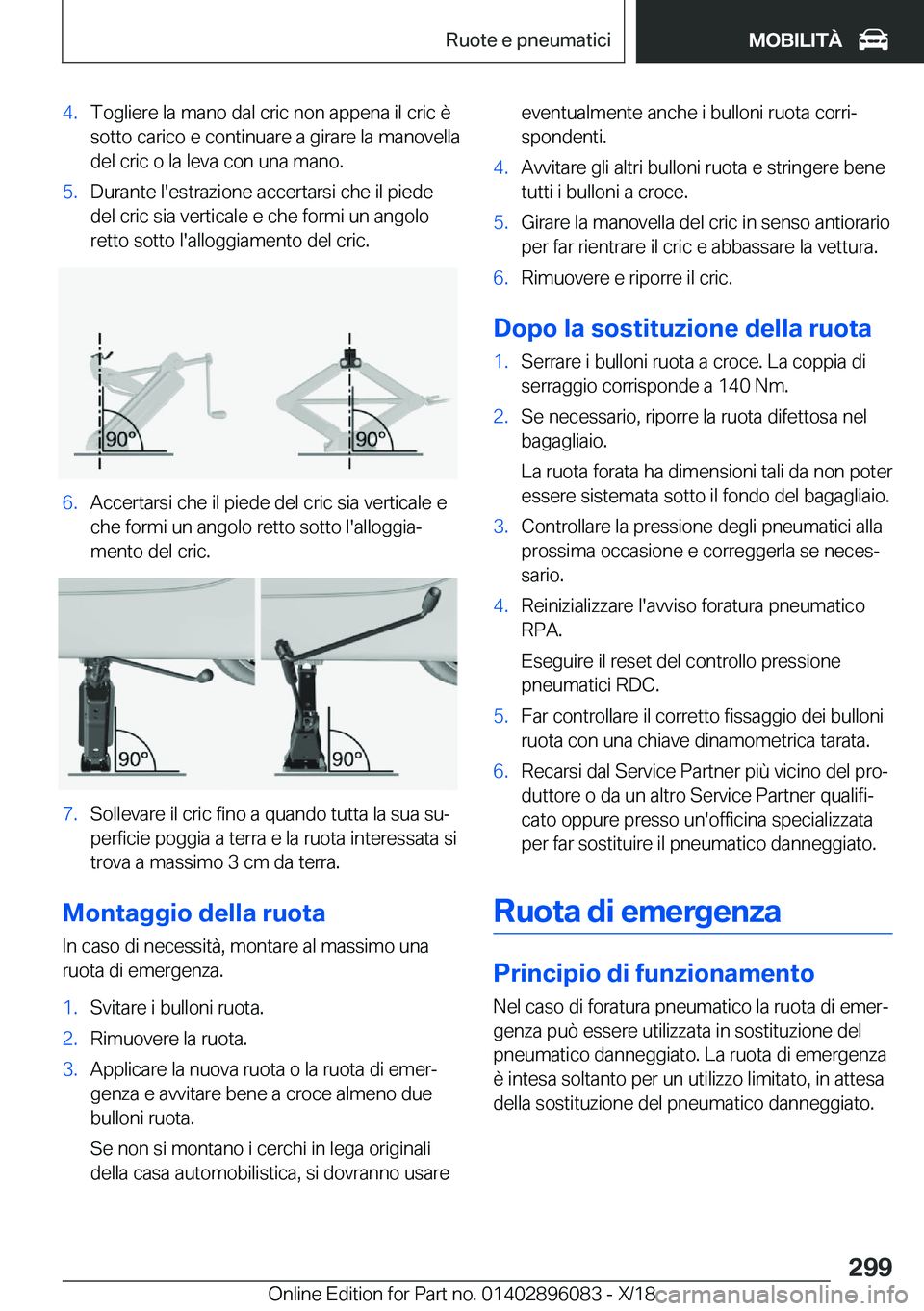 BMW X6 2019  Libretti Di Uso E manutenzione (in Italian) �4�.�T�o�g�l�i�e�r�e��l�a��m�a�n�o��d�a�l��c�r�i�c��n�o�n��a�p�p�e�n�a��i�l��c�r�i�c��è
�s�o�t�t�o��c�a�r�i�c�o��e��c�o�n�t�i�n�u�a�r�e��a��g�i�r�a�r�e��l�a��m�a�n�o�v�e�l�l�a �d�e�l�