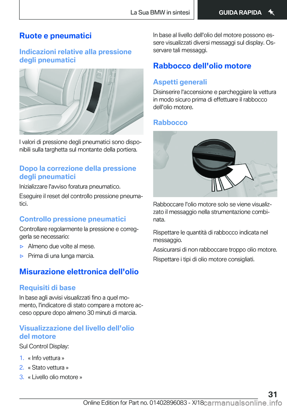 BMW X6 2019  Libretti Di Uso E manutenzione (in Italian) �R�u�o�t�e��e��p�n�e�u�m�a�t�i�c�i�I�n�d�i�c�a�z�i�o�n�i��r�e�l�a�t�i�v�e��a�l�l�a��p�r�e�s�s�i�o�n�e
�d�e�g�l�i��p�n�e�u�m�a�t�i�c�i
�I��v�a�l�o�r�i��d�i��p�r�e�s�s�i�o�n�e��d�e�g�l�i��p�n