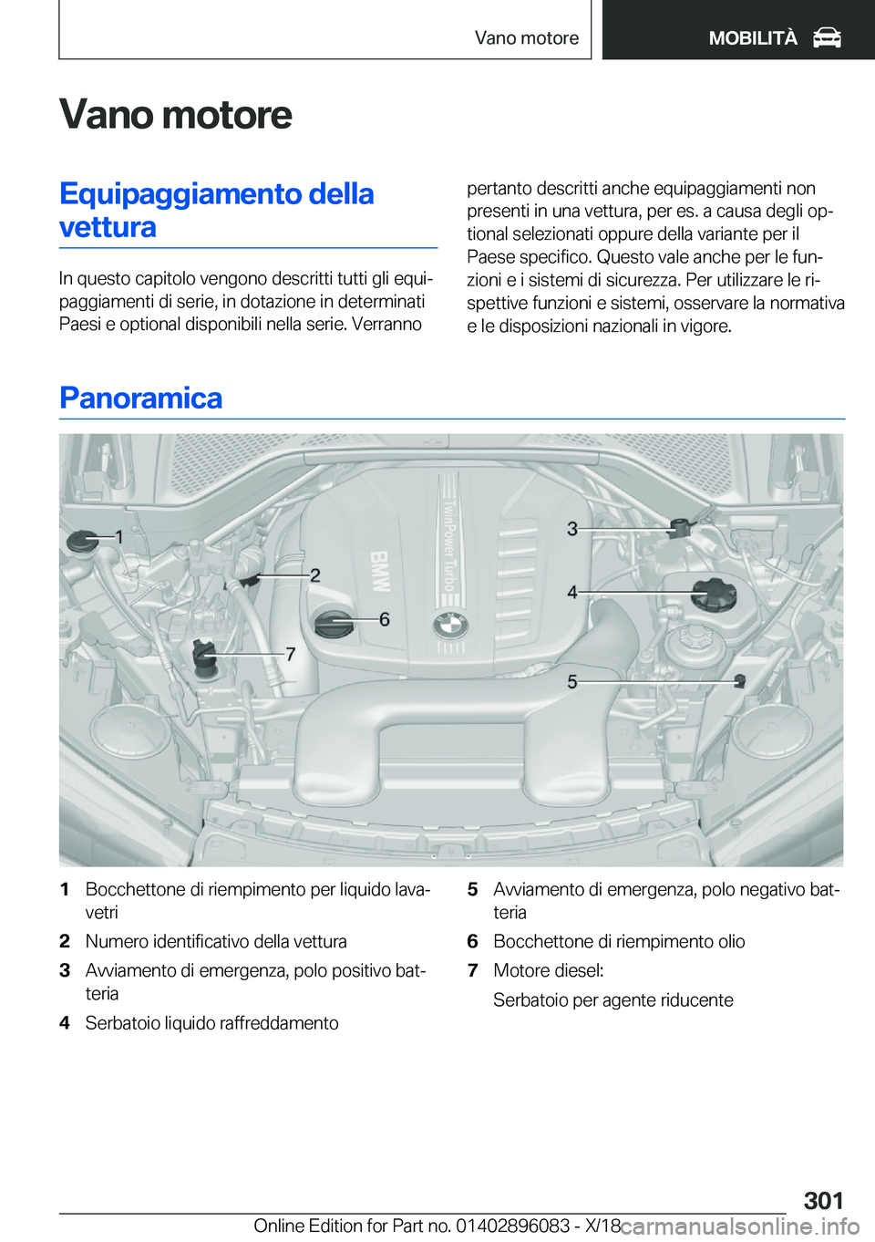 BMW X6 2019  Libretti Di Uso E manutenzione (in Italian) �V�a�n�o��m�o�t�o�r�e�E�q�u�i�p�a�g�g�i�a�m�e�n�t�o��d�e�l�l�a�v�e�t�t�u�r�a
�I�n��q�u�e�s�t�o��c�a�p�i�t�o�l�o��v�e�n�g�o�n�o��d�e�s�c�r�i�t�t�i��t�u�t�t�i��g�l�i��e�q�u�ij
�p�a�g�g�i�a�m�e