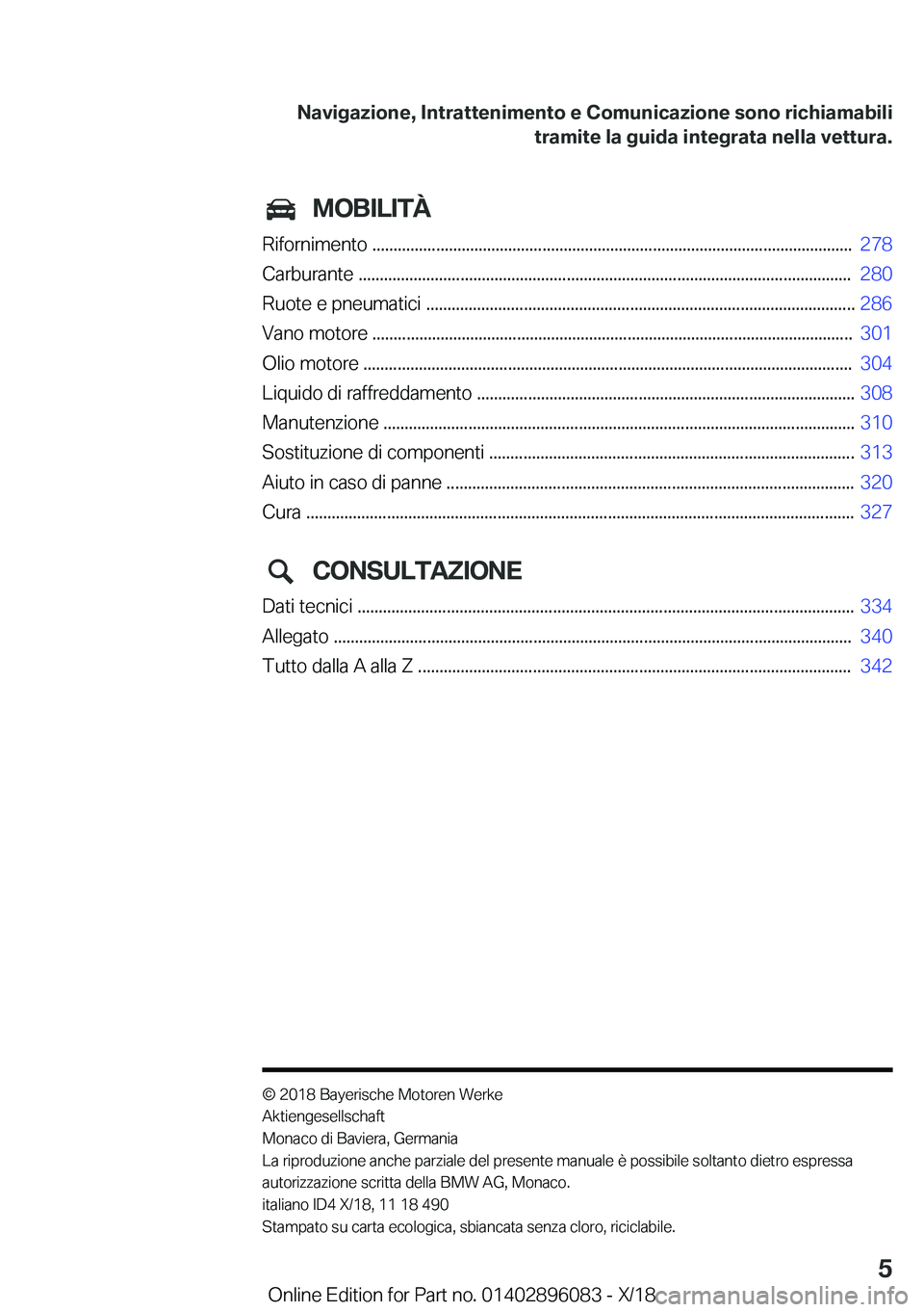 BMW X6 2019  Libretti Di Uso E manutenzione (in Italian) �M�O�B�I�L�I�T�