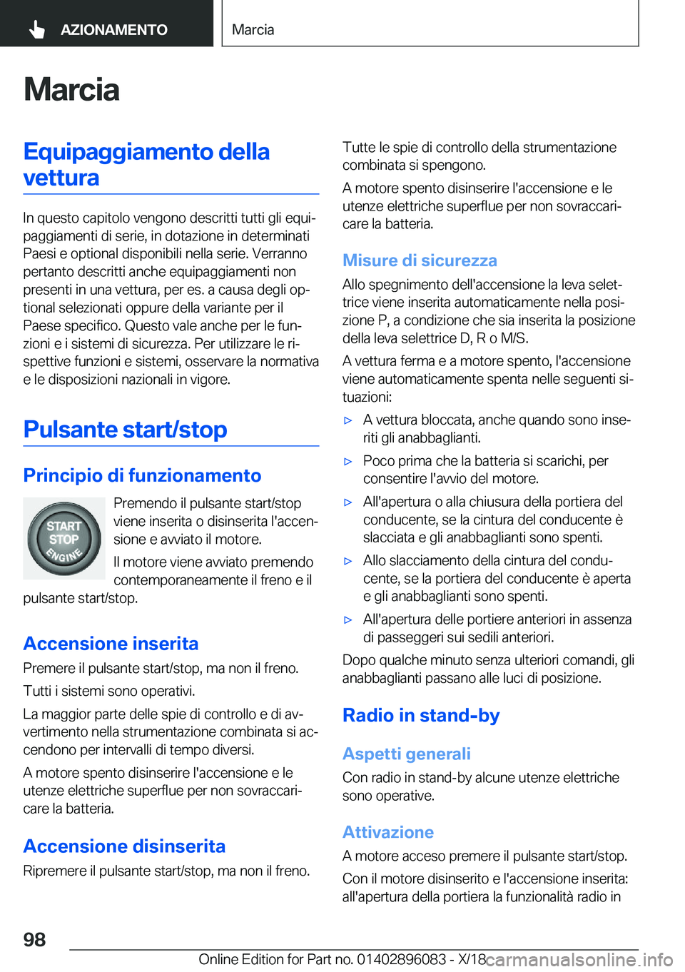 BMW X6 2019  Libretti Di Uso E manutenzione (in Italian) �M�a�r�c�i�a�E�q�u�i�p�a�g�g�i�a�m�e�n�t�o��d�e�l�l�a�v�e�t�t�u�r�a
�I�n��q�u�e�s�t�o��c�a�p�i�t�o�l�o��v�e�n�g�o�n�o��d�e�s�c�r�i�t�t�i��t�u�t�t�i��g�l�i��e�q�u�ij
�p�a�g�g�i�a�m�e�n�t�i��d