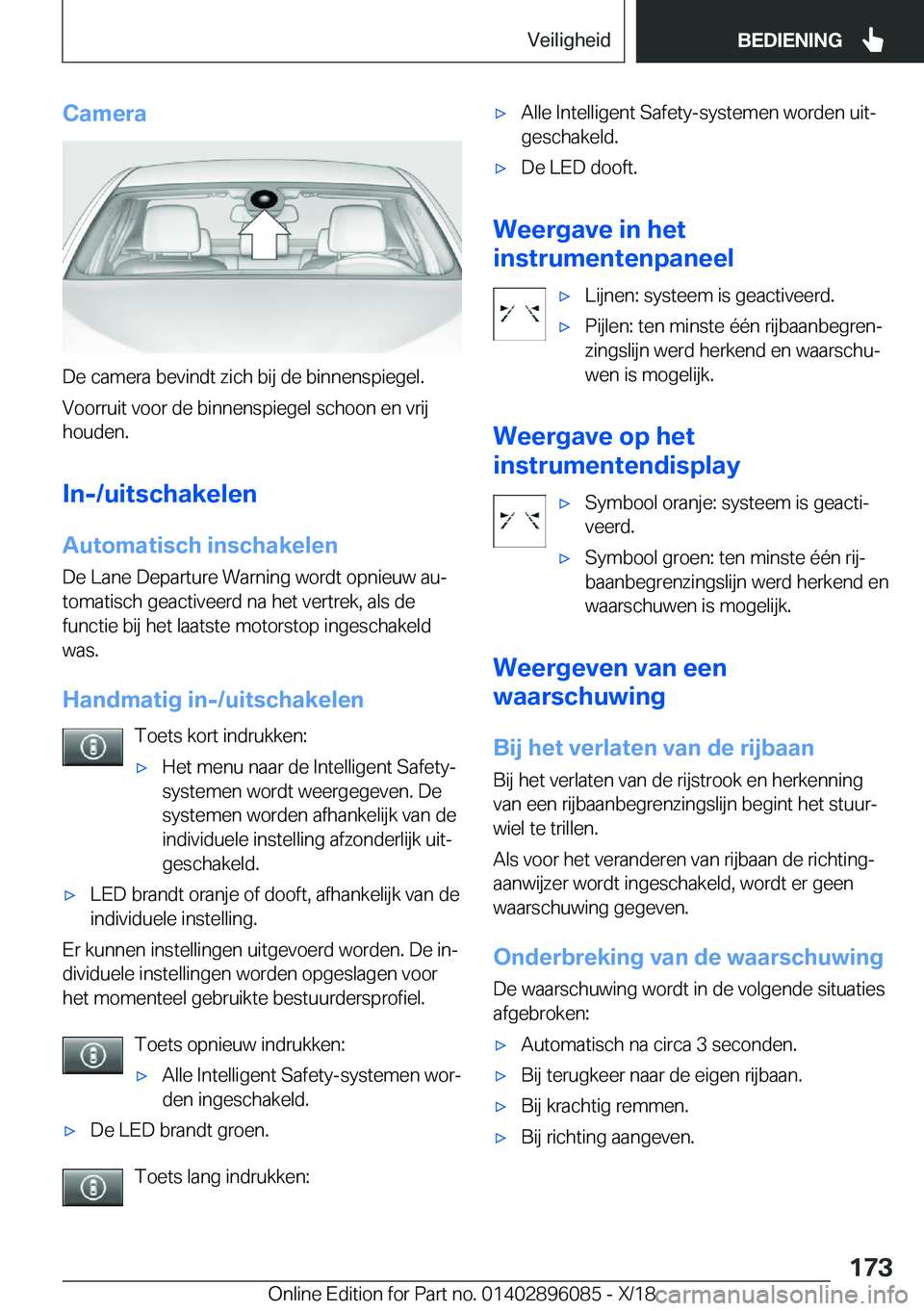 BMW X6 2019  Instructieboekjes (in Dutch) �C�a�m�e�r�a
�D�e��c�a�m�e�r�a��b�e�v�i�n�d�t��z�i�c�h��b�i�j��d�e��b�i�n�n�e�n�s�p�i�e�g�e�l�.�V�o�o�r�r�u�i�t��v�o�o�r��d�e��b�i�n�n�e�n�s�p�i�e�g�e�l��s�c�h�o�o�n��e�n��v�r�i�j
�h�o�u�d