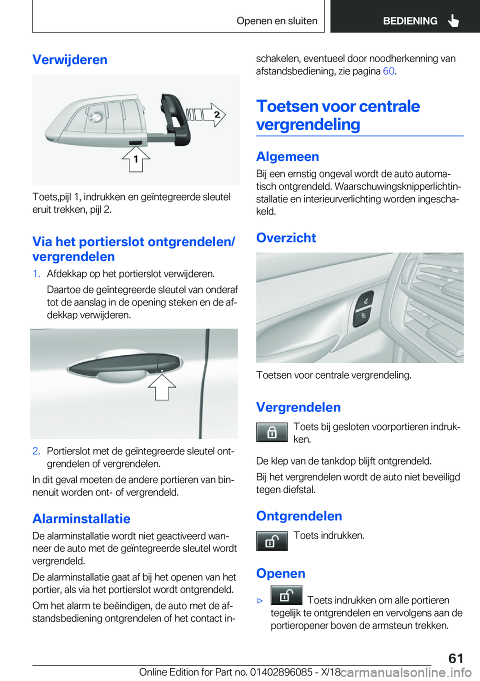 BMW X6 2019  Instructieboekjes (in Dutch) �V�e�r�w�i�j�d�e�r�e�n
�T�o�e�t�s�,�p�i�j�l��1�,��i�n�d�r�u�k�k�e�n��e�n��g�e�
