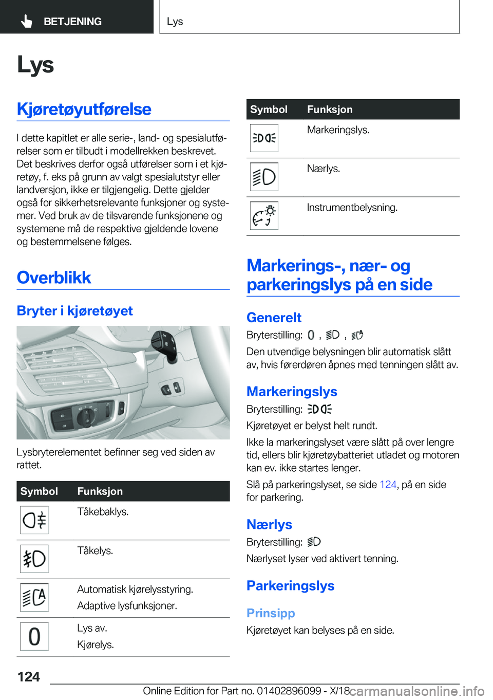 BMW X6 2019  InstruksjonsbØker (in Norwegian) �L�y�s�K�j�
