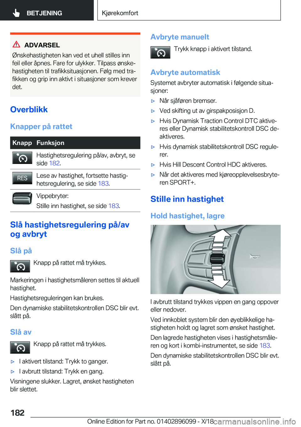 BMW X6 2019  InstruksjonsbØker (in Norwegian) �A�D�V�A�R�S�E�L
�