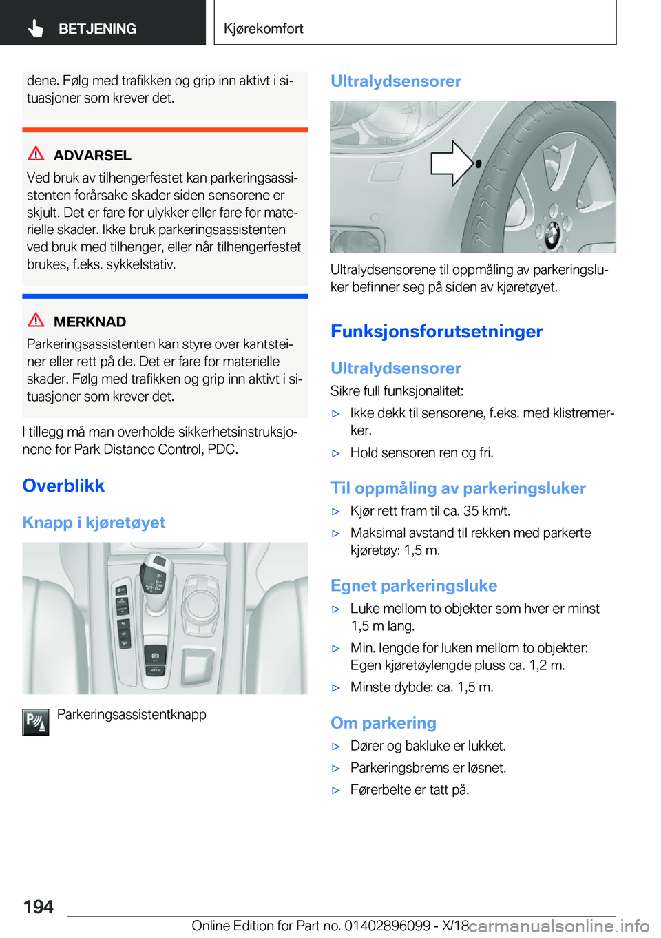 BMW X6 2019  InstruksjonsbØker (in Norwegian) �d�e�n�e�.��F�