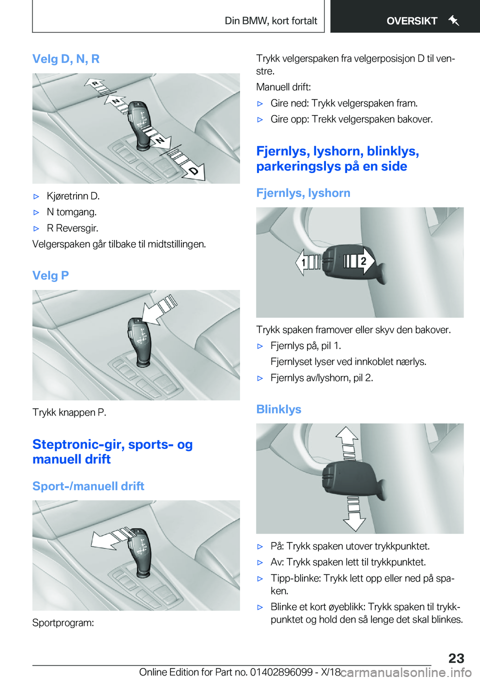 BMW X6 2019  InstruksjonsbØker (in Norwegian) �V�e�l�g��D�,��N�,��Rx�K�j�