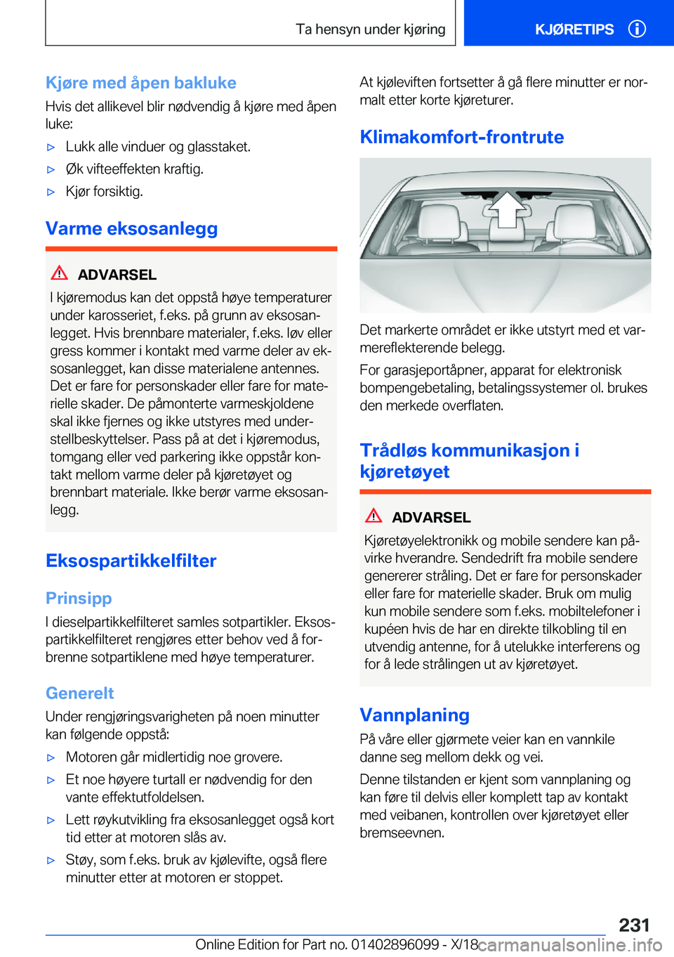 BMW X6 2019  InstruksjonsbØker (in Norwegian) �K�j�