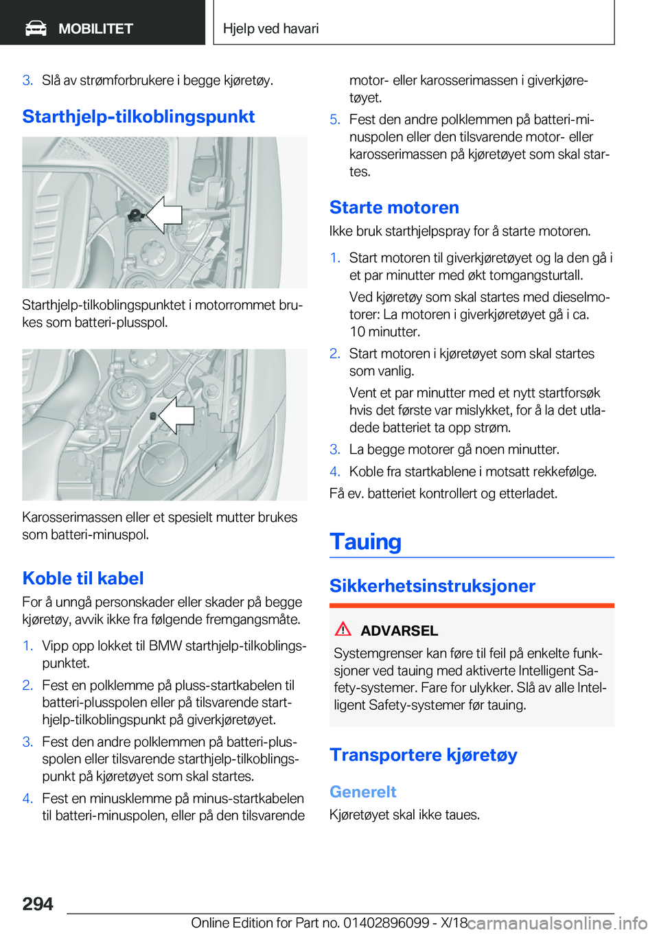 BMW X6 2019  InstruksjonsbØker (in Norwegian) �3�.�S�l�å��a�v��s�t�r�