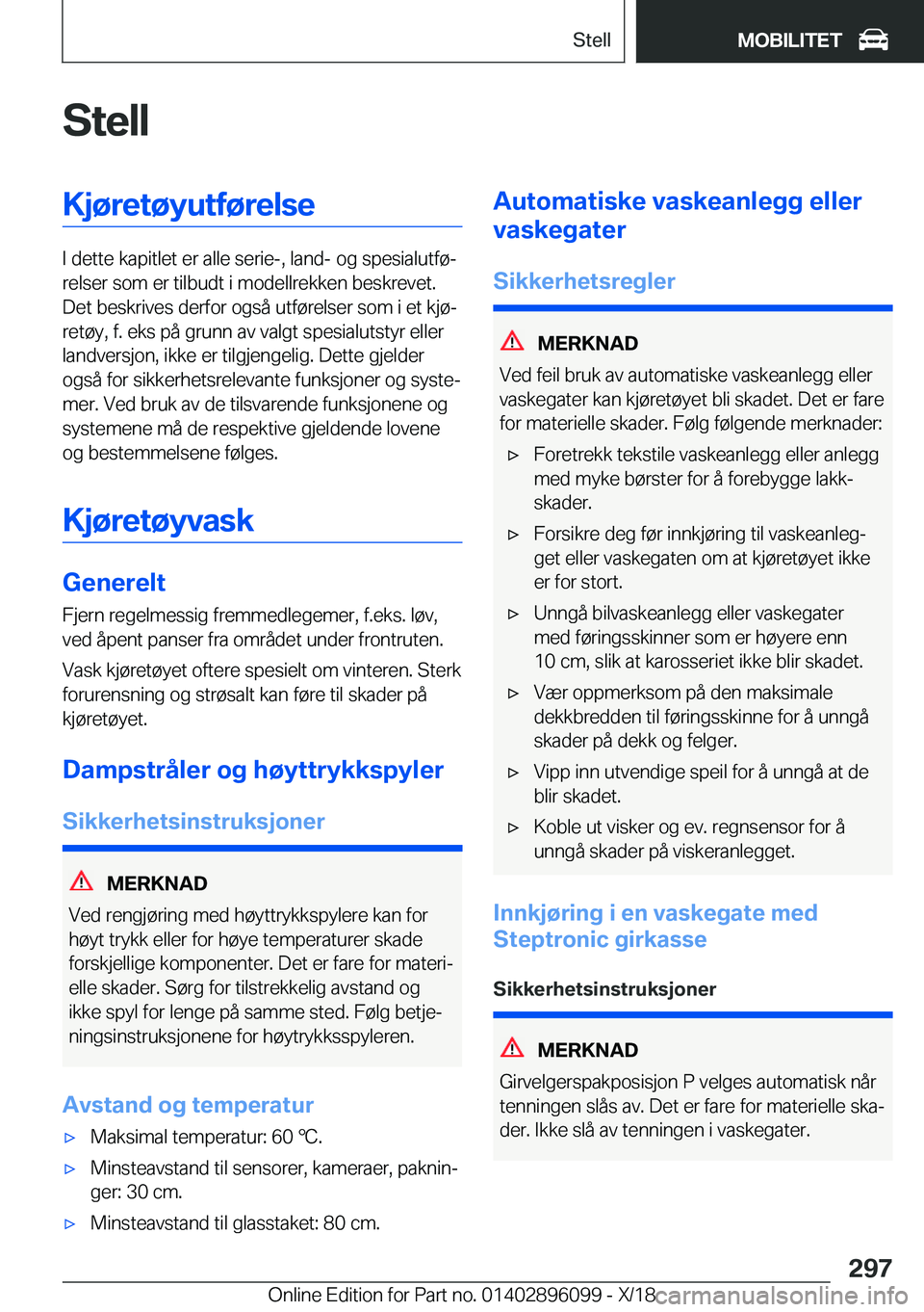 BMW X6 2019  InstruksjonsbØker (in Norwegian) �S�t�e�l�l�K�j�