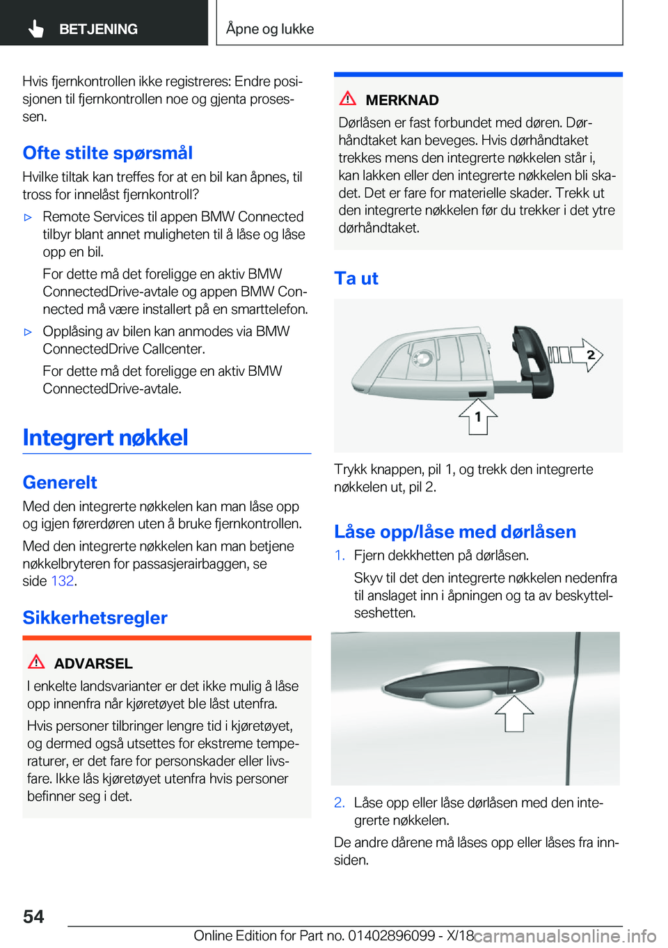 BMW X6 2019  InstruksjonsbØker (in Norwegian) �H�v�i�s��f�j�e�r�n�k�o�n�t�r�o�l�l�e�n��i�k�k�e��r�e�g�i�s�t�r�e�r�e�s�:��E�n�d�r�e��p�o�s�ij�s�j�o�n�e�n��t�i�l��f�j�e�r�n�k�o�n�t�r�o�l�l�e�n��n�o�e��o�g��g�j�e�n�t�a��p�r�o�s�e�sj
�s�
