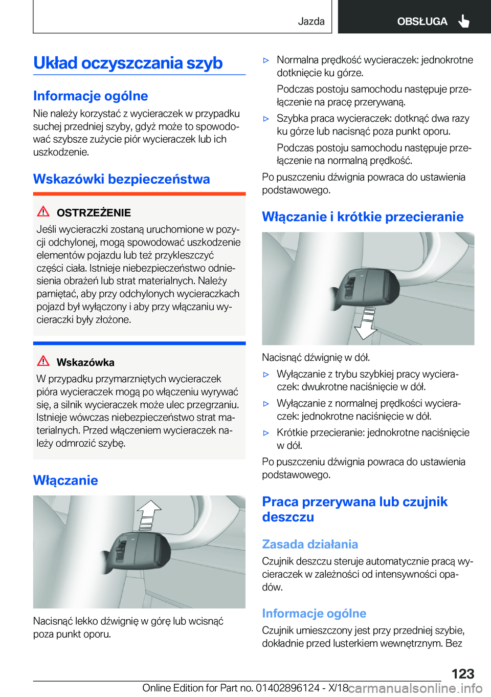 BMW X6 2019  Instrukcja obsługi (in Polish) �U�k�ł�a�d��o�c�z�y�s�z�c�z�a�n�i�a��s�z�y�b
�I�n�f�o�r�m�a�c�j�e��o�g�