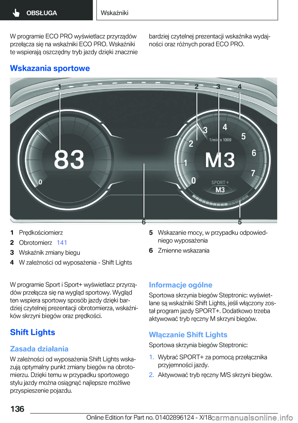 BMW X6 2019  Instrukcja obsługi (in Polish) �W��p�r�o�g�r�a�m�i�e��E�C�O��P�R�O��w�y�w�i�e�t�l�a�c�z��p�r�z�y�r�z�