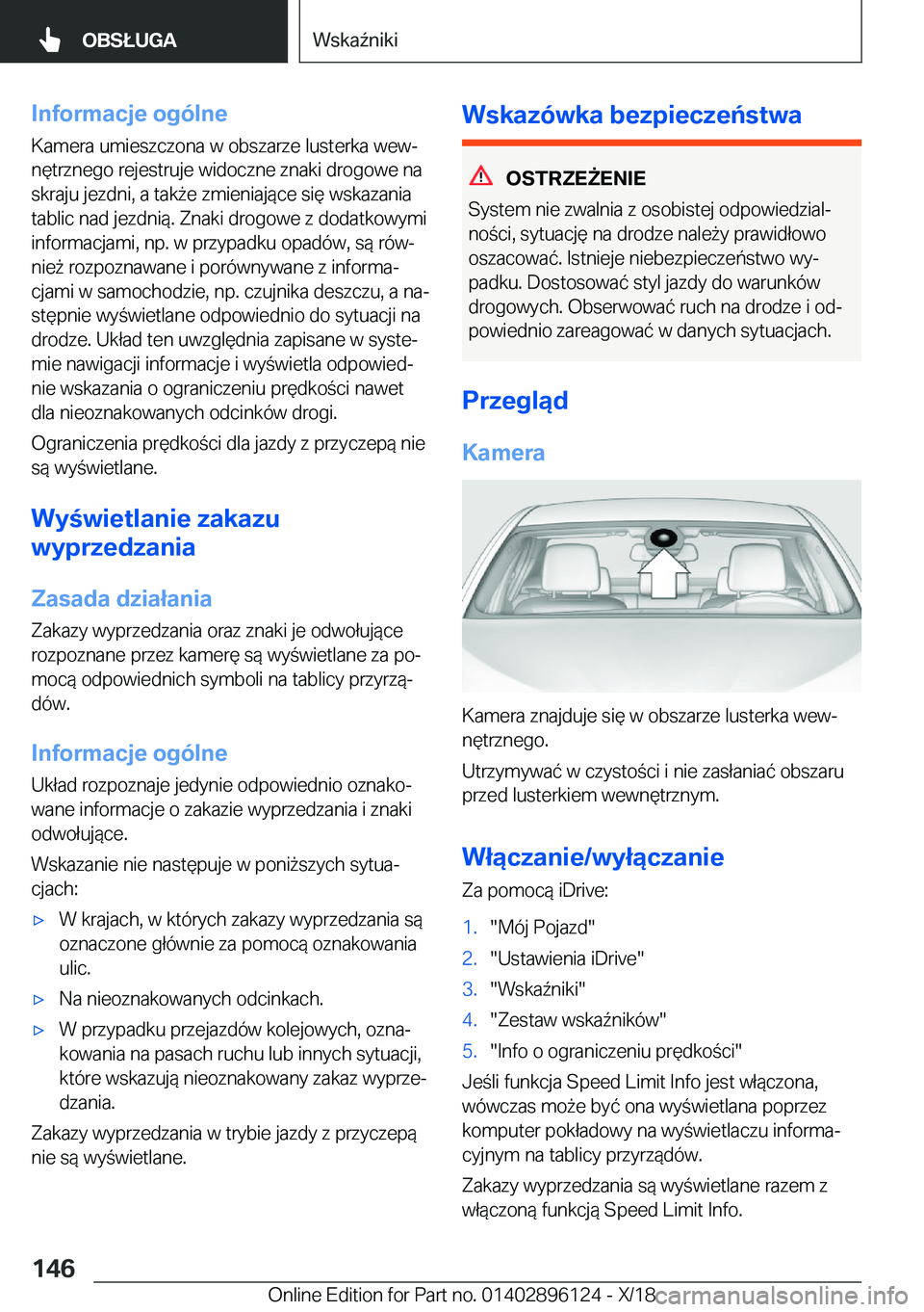 BMW X6 2019  Instrukcja obsługi (in Polish) �I�n�f�o�r�m�a�c�j�e��o�g�