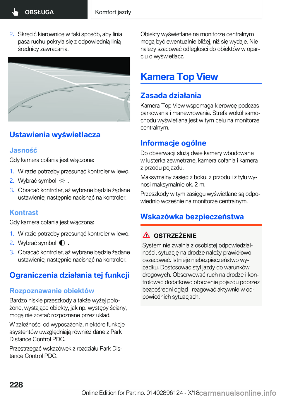 BMW X6 2019  Instrukcja obsługi (in Polish) �2�.�S�k�r�