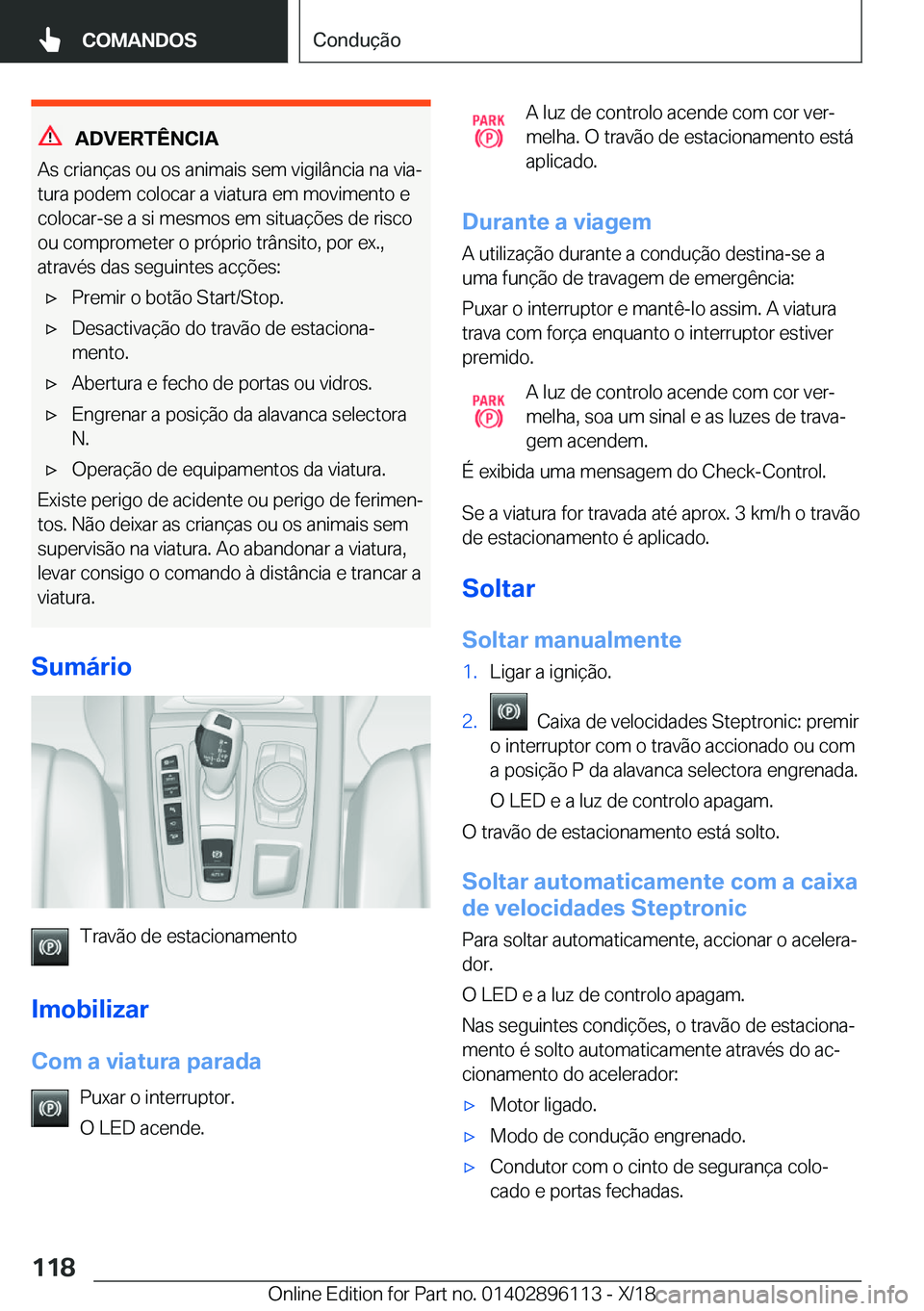 BMW X6 2019  Manual do condutor (in Portuguese) �A�D�V�E�R�T�
