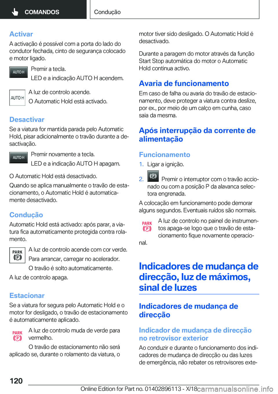 BMW X6 2019  Manual do condutor (in Portuguese) �A�c�t�i�v�a�r�A��a�c�t�i�v�a�