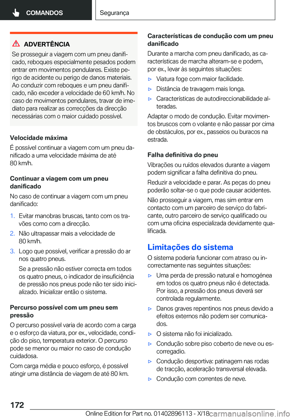 BMW X6 2019  Manual do condutor (in Portuguese) �A�D�V�E�R�T�