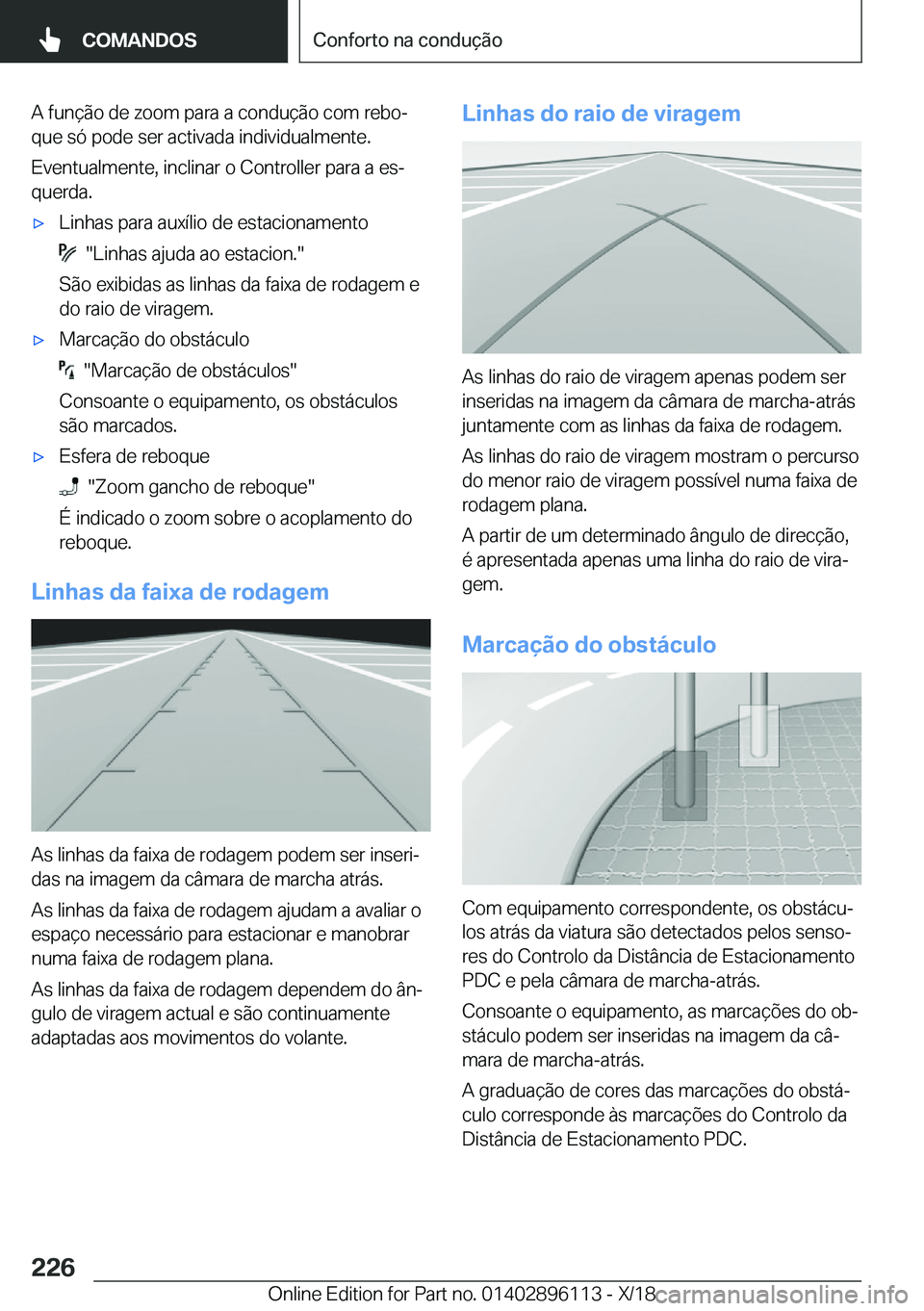 BMW X6 2019  Manual do condutor (in Portuguese) �A��f�u�n�