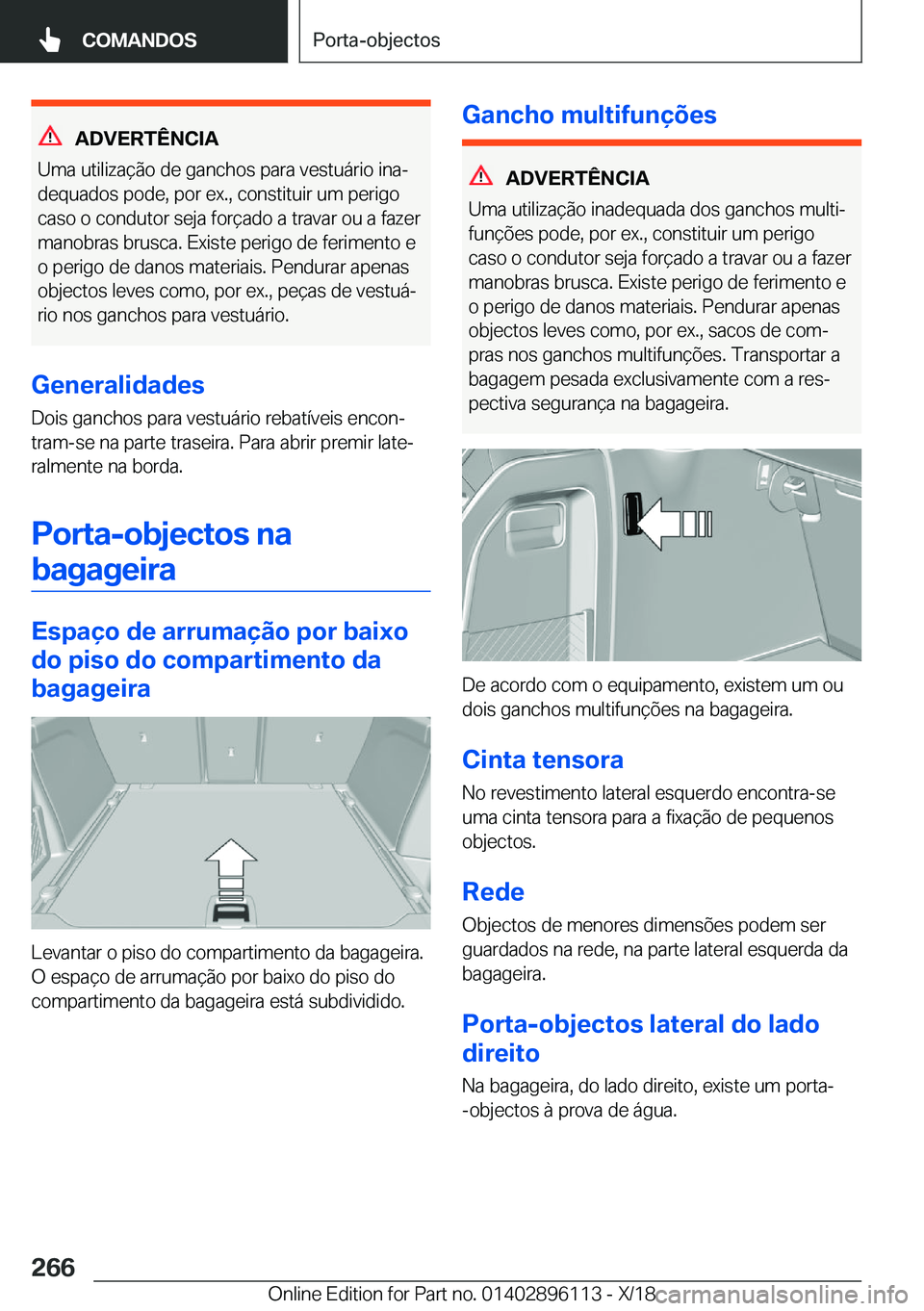BMW X6 2019  Manual do condutor (in Portuguese) �A�D�V�E�R�T�