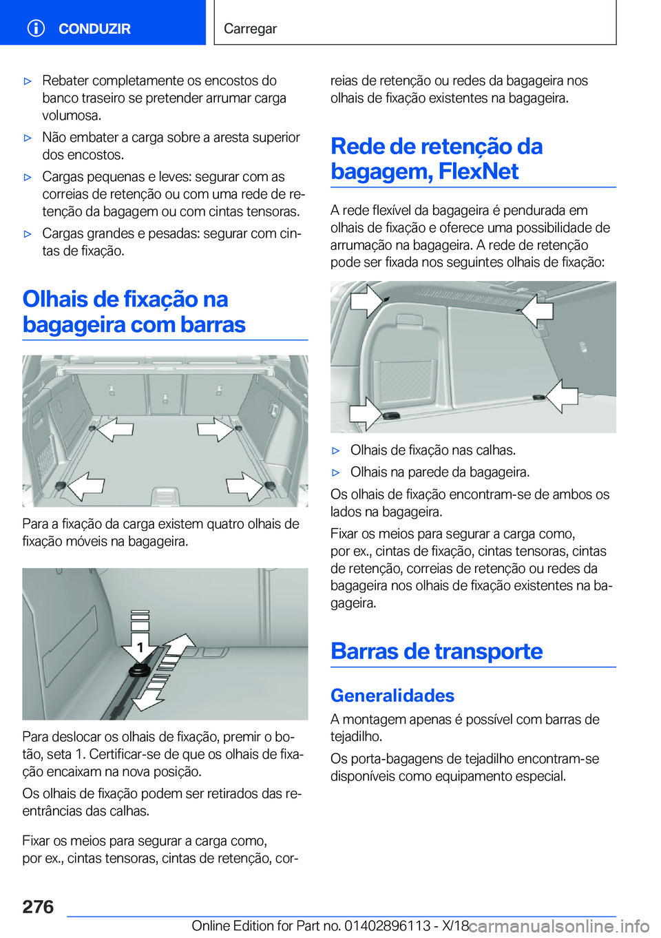 BMW X6 2019  Manual do condutor (in Portuguese) x�R�e�b�a�t�e�r��c�o�m�p�l�e�t�a�m�e�n�t�e��o�s��e�n�c�o�s�t�o�s��d�o
�b�a�n�c�o��t�r�a�s�e�i�r�o��s�e��p�r�e�t�e�n�d�e�r��a�r�r�u�m�a�r��c�a�r�g�a �v�o�l�u�m�o�s�a�.x�N�ã�o��e�m�b�a�t�e�
