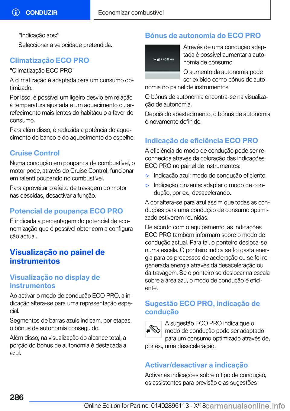 BMW X6 2019  Manual do condutor (in Portuguese) ��I�n�d�i�c�a�
