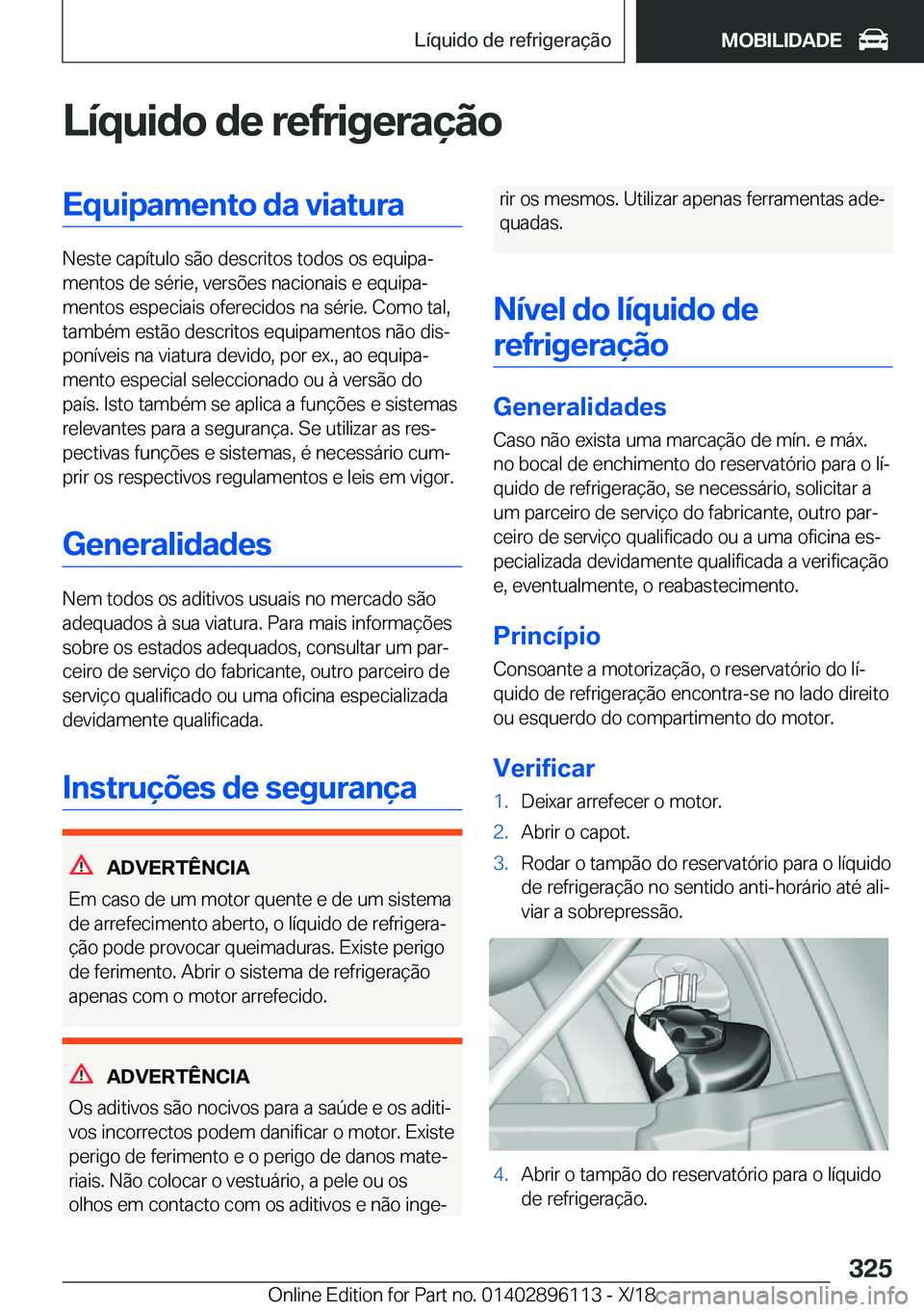 BMW X6 2019  Manual do condutor (in Portuguese) �L�