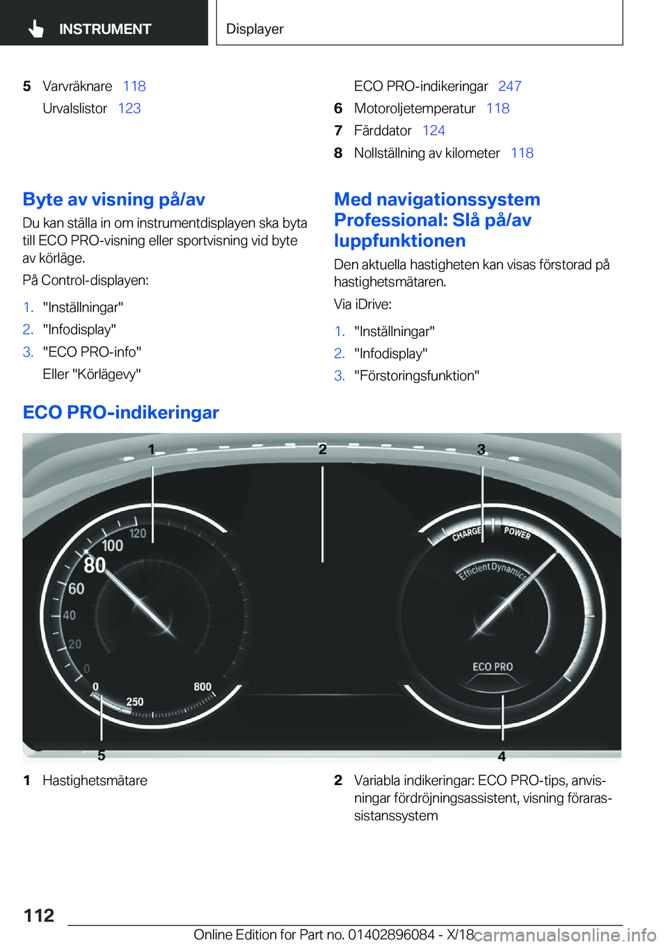 BMW X6 2019  InstruktionsbÖcker (in Swedish) �5�V�a�r�v�r�ä�k�n�a�r�e\_�1�1�8
�U�r�v�a�l�s�l�i�s�t�o�r\_ �1�2�3�E�C�O��P�R�O�-�i�n�d�i�k�e�r�i�n�g�a�r\_ �2�4�7�6�M�o�t�o�r�o�l�j�e�t�e�m�p�e�r�a�t�u�r\_�1�1�8�7�F�ä�r�d�d�a�t�o�r\_�1�