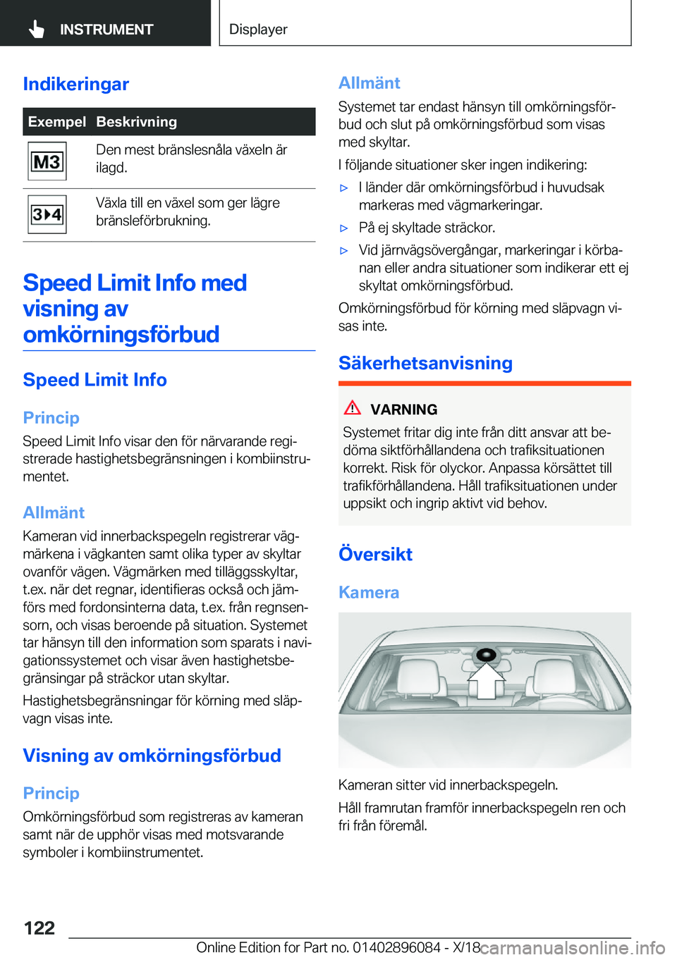 BMW X6 2019  InstruktionsbÖcker (in Swedish) �I�n�d�i�k�e�r�i�n�g�a�r�E�x�e�m�p�e�l�B�e�s�k�r�i�v�n�i�n�g�D�e�n��m�e�s�t��b�r�ä�n�s�l�e�s�n�å�l�a��v�ä�x�e�l�n��ä�r
�i�l�a�g�d�.�V�ä�x�l�a��t�i�l�l��e�n��v�ä�x�e�l��s�o�m��g�e�r��l�