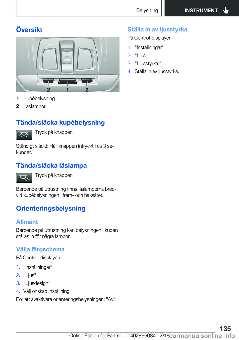 BMW X6 2019  InstruktionsbÖcker (in Swedish) �