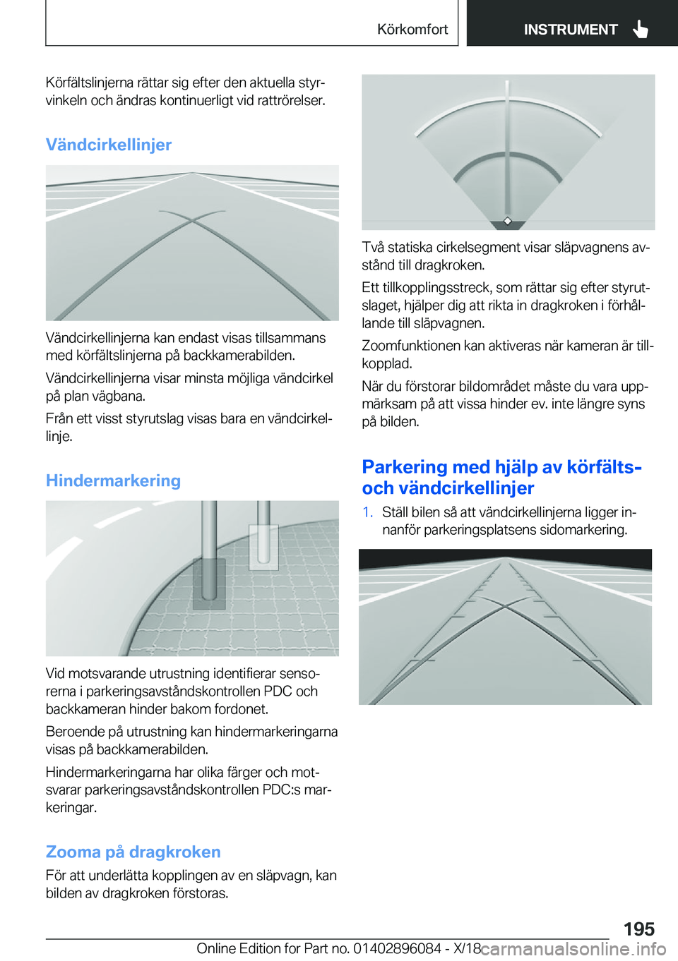 BMW X6 2019  InstruktionsbÖcker (in Swedish) �K�