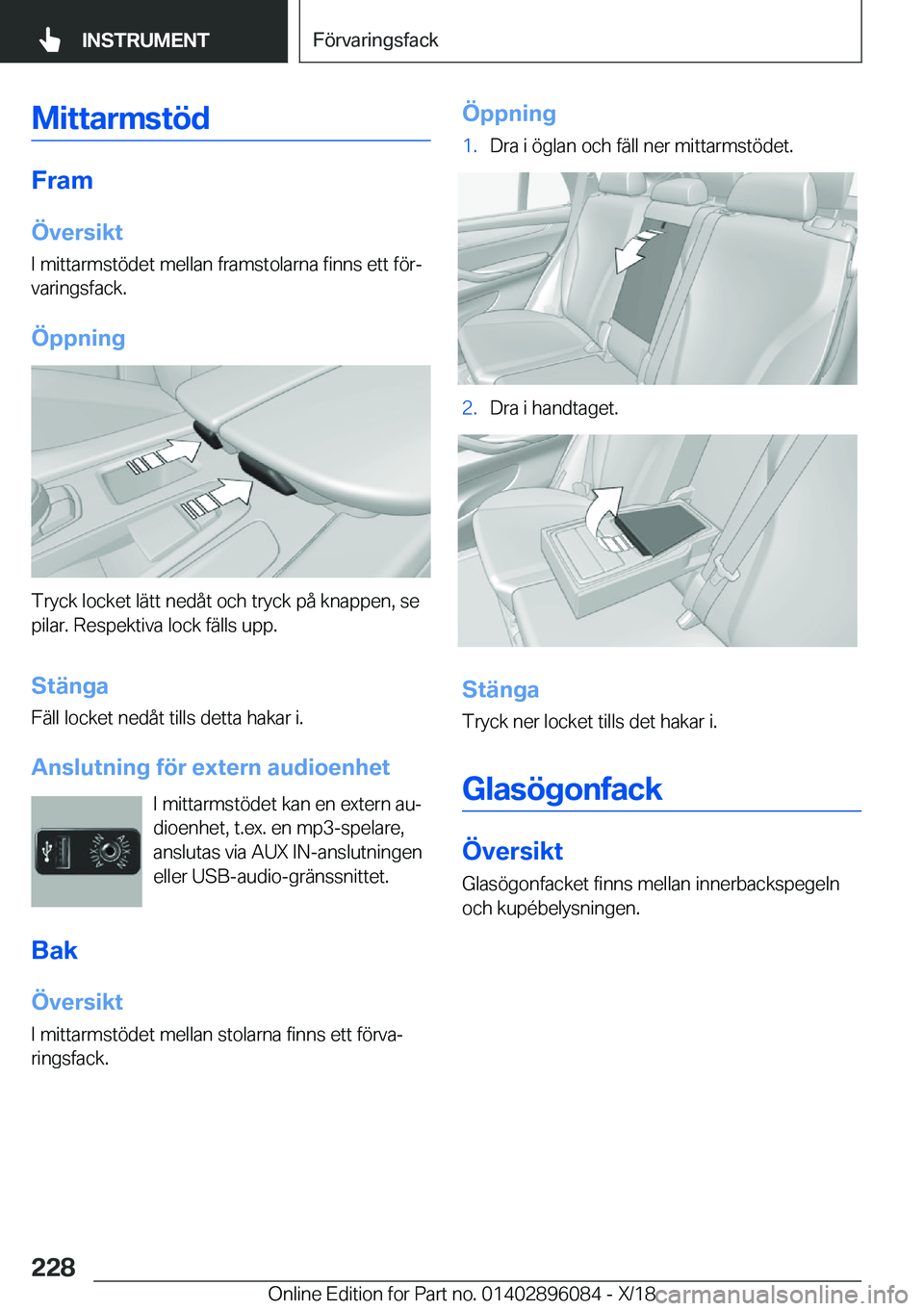 BMW X6 2019  InstruktionsbÖcker (in Swedish) �M�i�t�t�a�r�m�s�t�