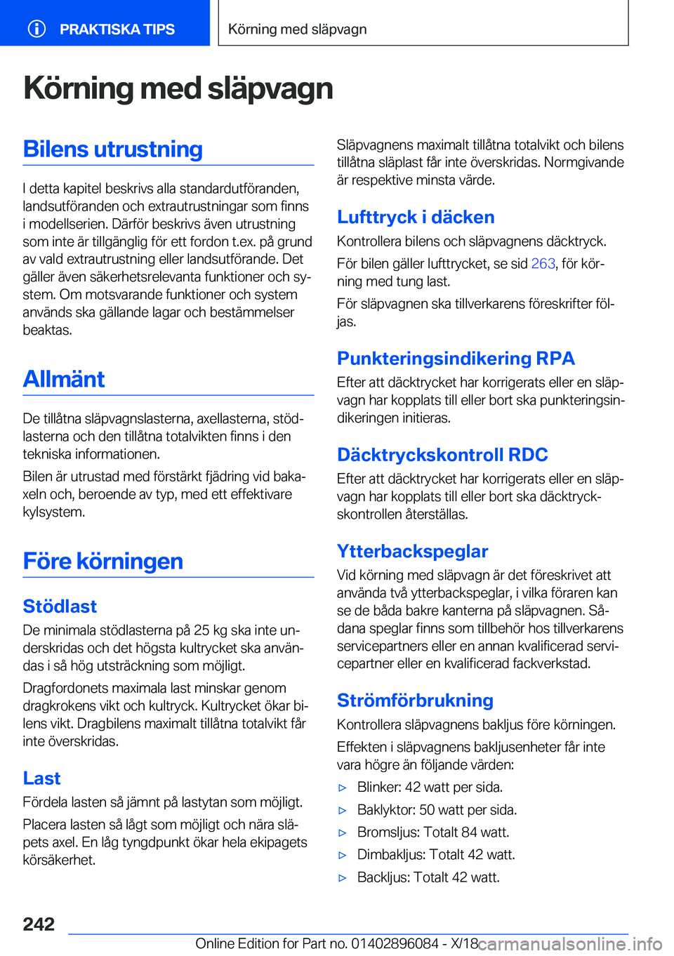 BMW X6 2019  InstruktionsbÖcker (in Swedish) �K�