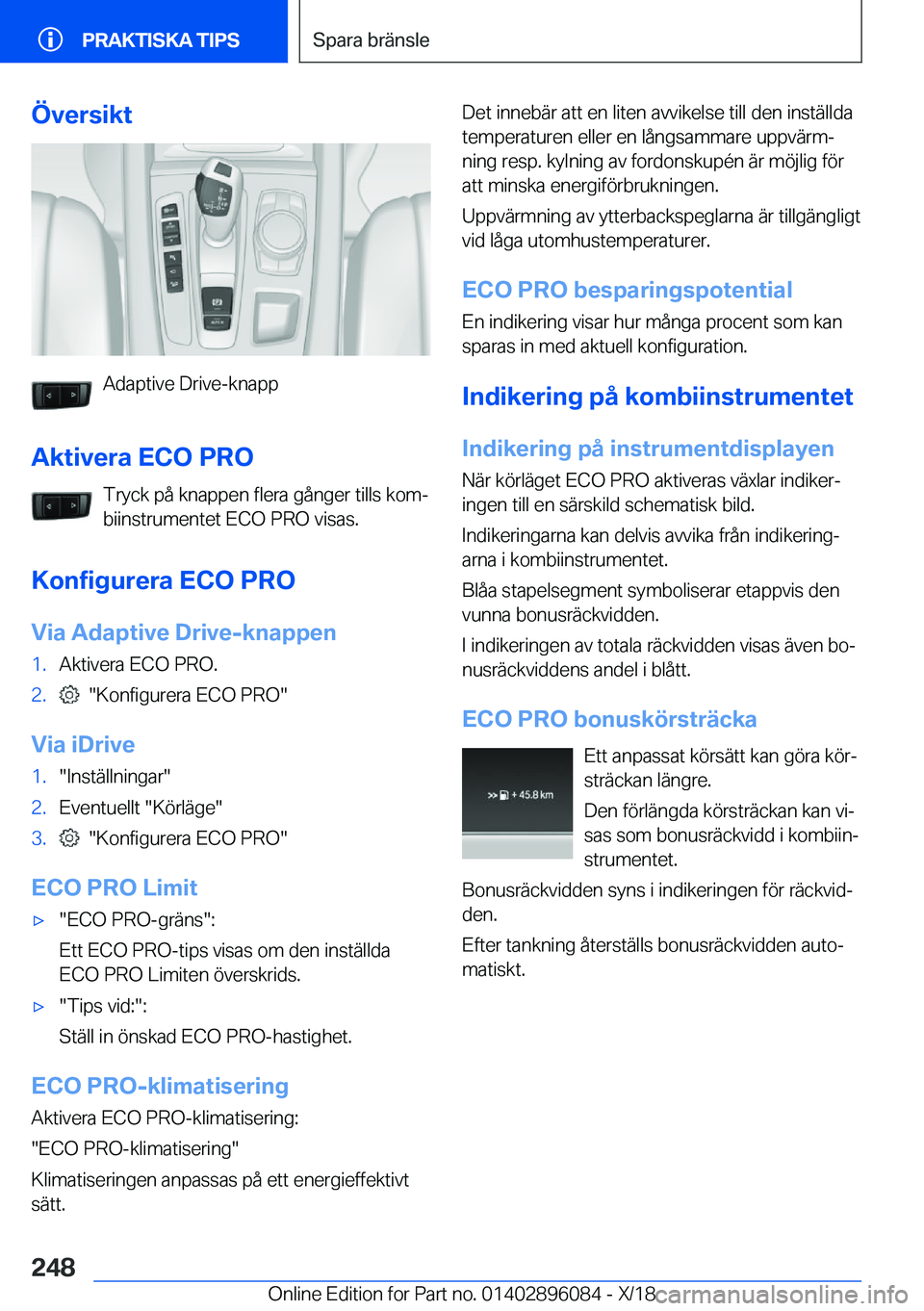 BMW X6 2019  InstruktionsbÖcker (in Swedish) �