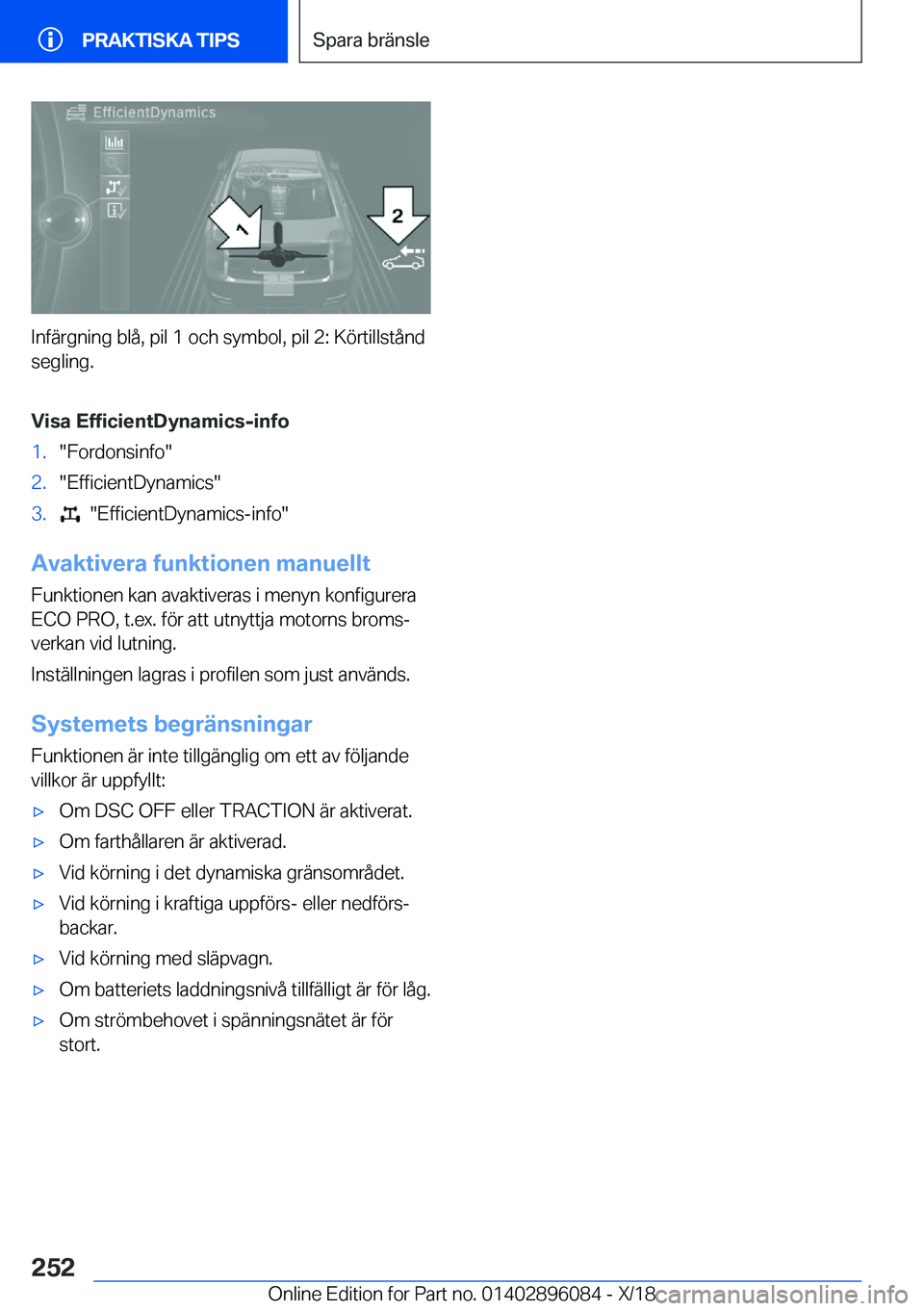 BMW X6 2019  InstruktionsbÖcker (in Swedish) �I�n�f�ä�r�g�n�i�n�g��b�l�å�,��p�i�l��1��o�c�h��s�y�m�b�o�l�,��p�i�l��2�:��K�